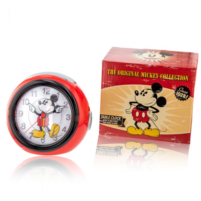 Disney TR87991 Mickey Mouse Musical Alarm Clock for Kids - Cute Bedroom Decor & Fun Wake-Up Gift for Children's Room