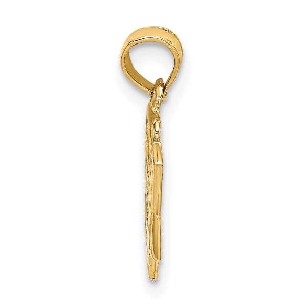 14K Solid Yellow Gold School Book Ruler Necklace - Elegant Book Lover Jewelry for Teachers, Students & Graduates - Perfect Gift for Back to School, Graduation & Reading Enthusiasts