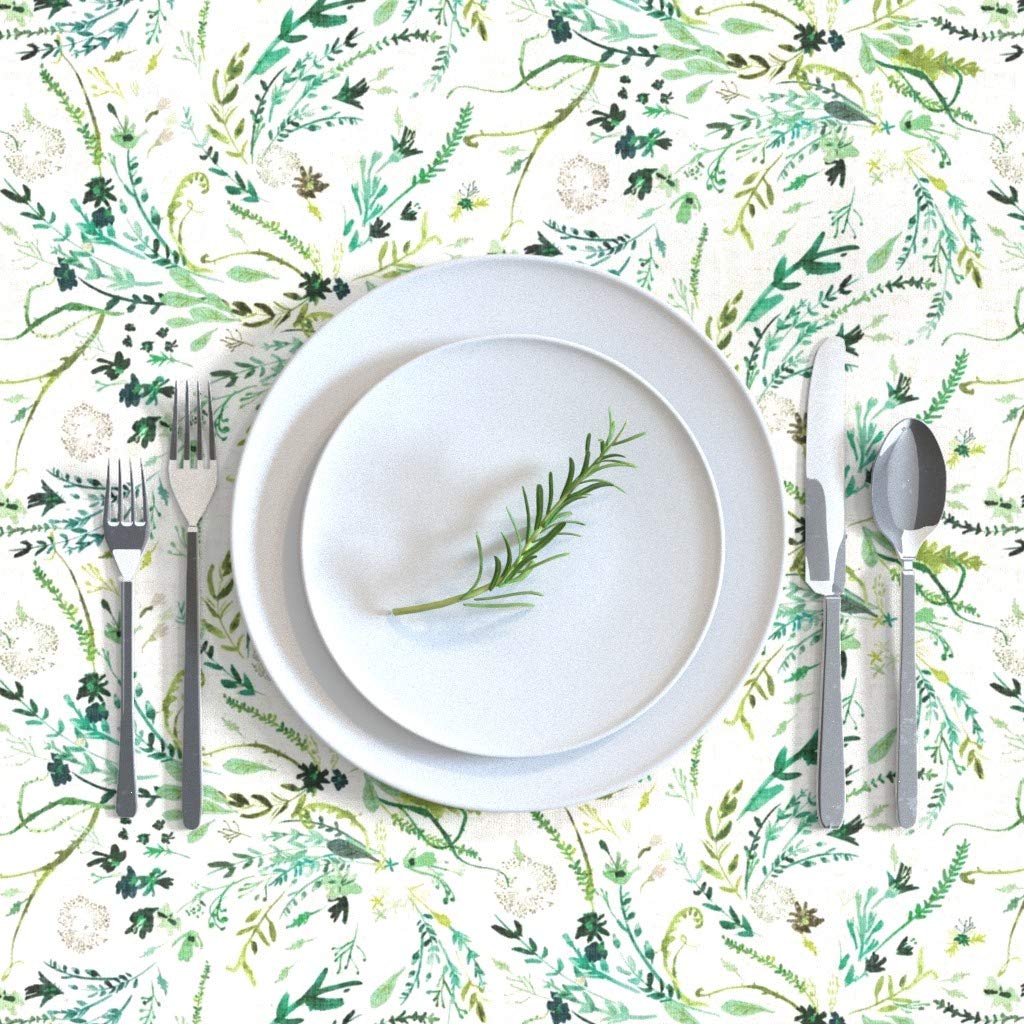 Custom Spoonflower Cotton Sateen Tablecloth 70