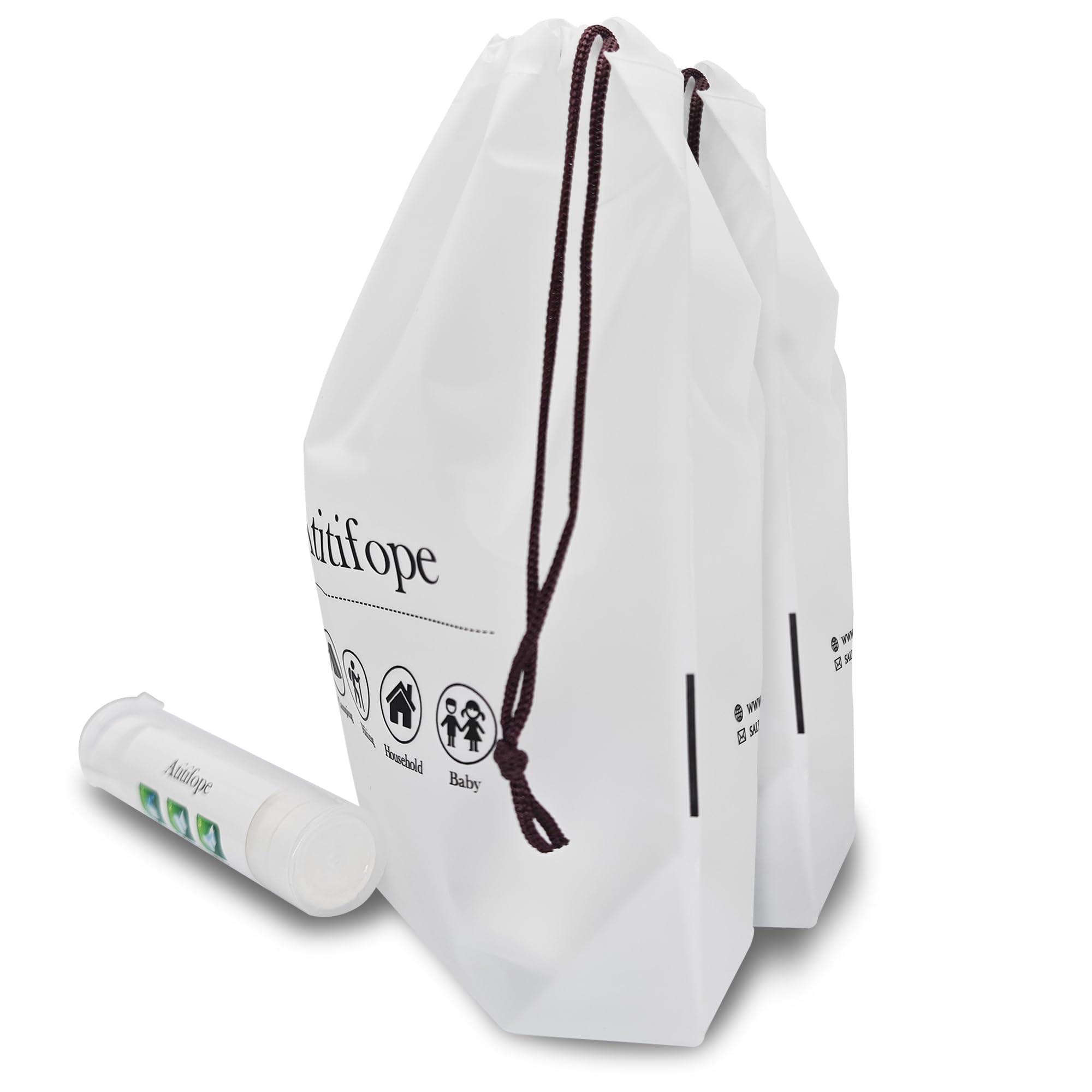 Atitifope 100-Pack Compressed Face Towels & Travel Wipes - Reusable Camping Cleaning Cloths with 10 Carrying Cases & Storage Bag - Perfect for Travel, Hiking, Gym & Emergency Kits