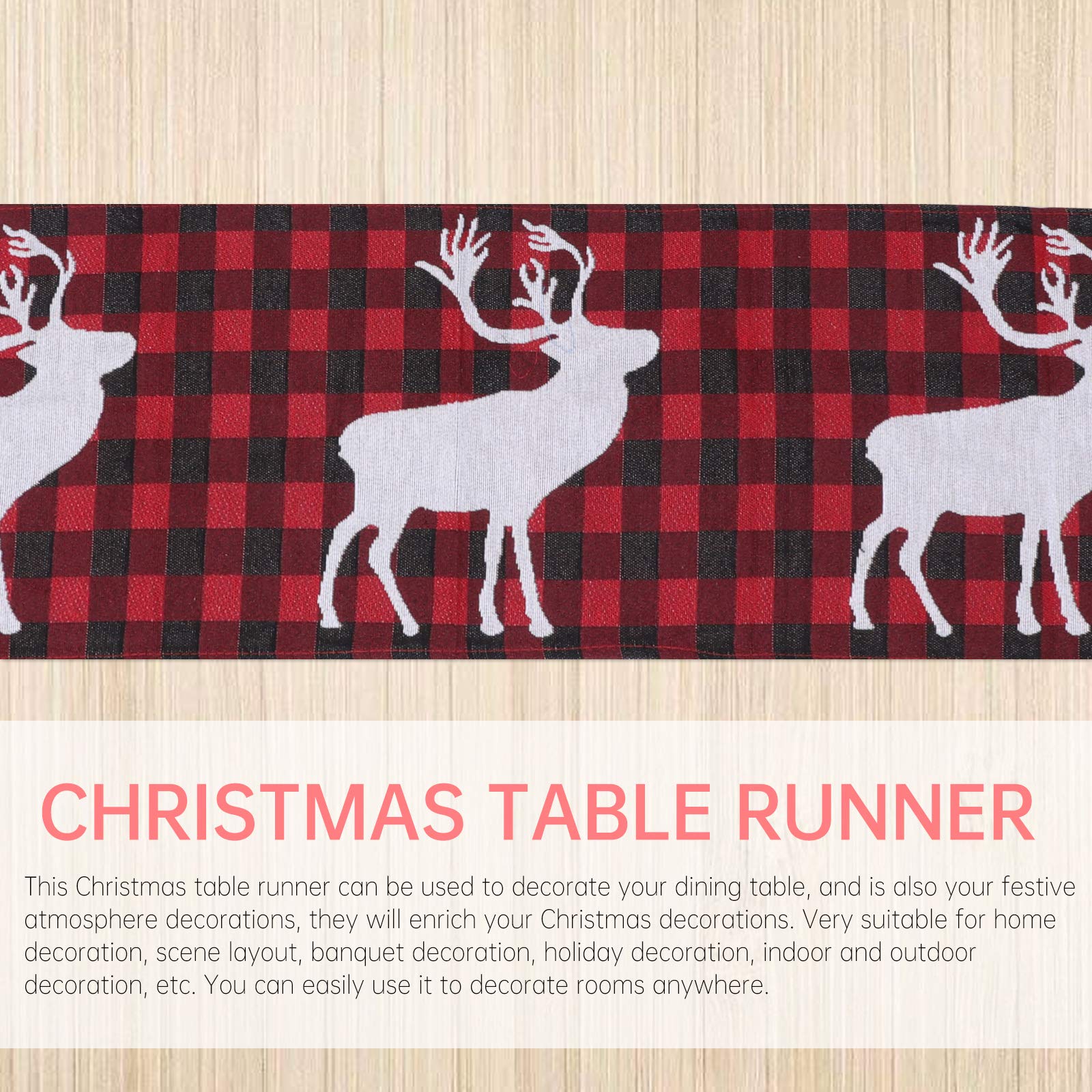 BESPORTBLE Nativity Christmas Table Runner - Rustic Polyester Cotton Table Decoration for Dining Table, Holiday Dinner Party | Perfect for Christmas Celebrations, Family Gatherings & Festive Home Decor