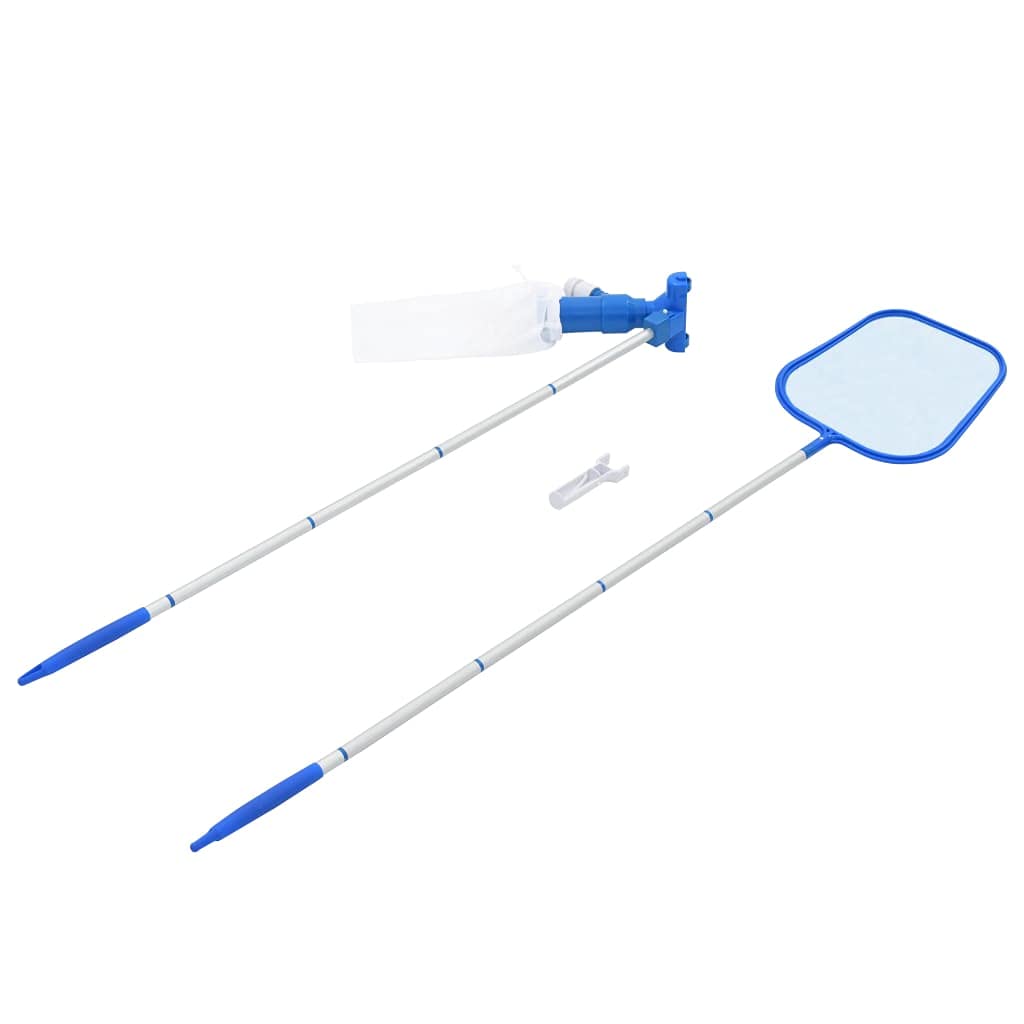 Eurobuy 2-Piece Pool Cleaning Kit with Leaf Skimmer Net - Above Ground Pool Maintenance Tools for Swimming Pools & Spas - Perfect for Removing Debris and Keeping Water Clean