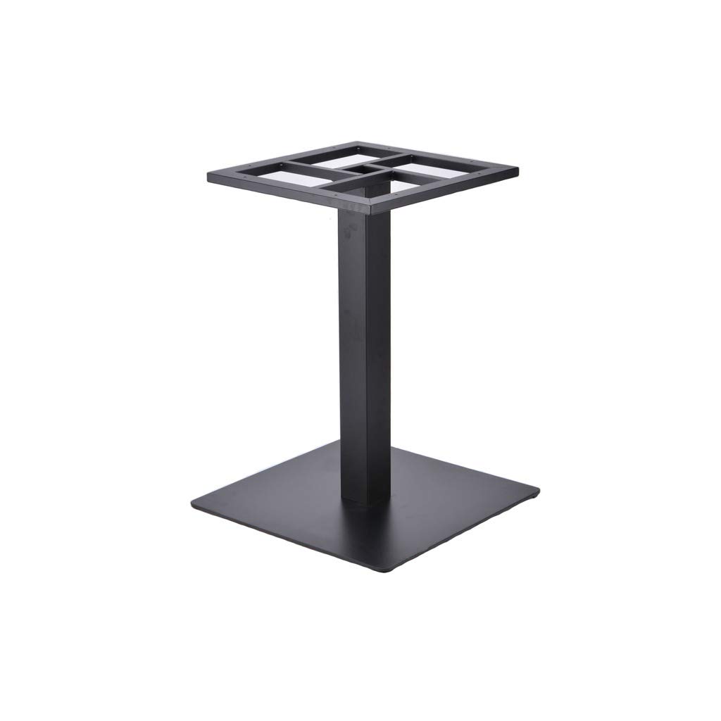 Auart Metal High Top Table Legs - Replacement Furniture Support Legs for Coffee Tables, Mid Century Modern Style, Easy to Install (Black, Set of 2) - Perfect for DIY Home Decor & Furniture Upgrades