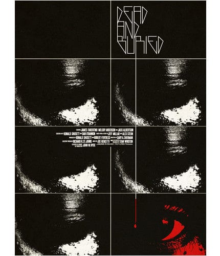 Dead And Buried Movie Poster by Jay Shaw - Vintage Horror Film Art Print for Home Theater, Office & Man Cave Decor