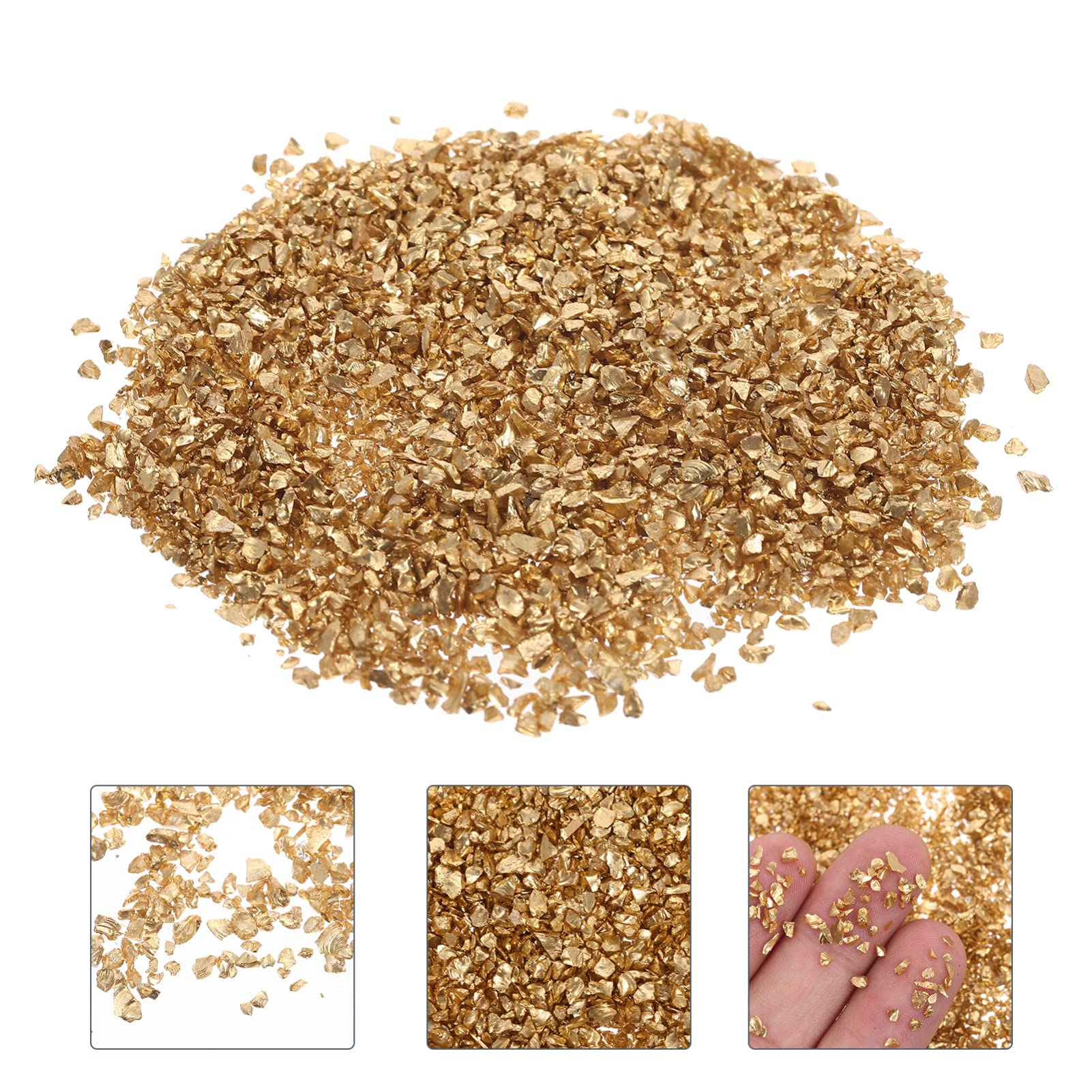COHEALI 1 Glass Chip Nail Art Supplies - Crushed Irregular Shiny Glass Epoxy Fillers, Nail Stickers & Rhinestones for DIY Manicure - Perfect for Acrylic Nails, Gel Polish, and Professional Nail Art Designs