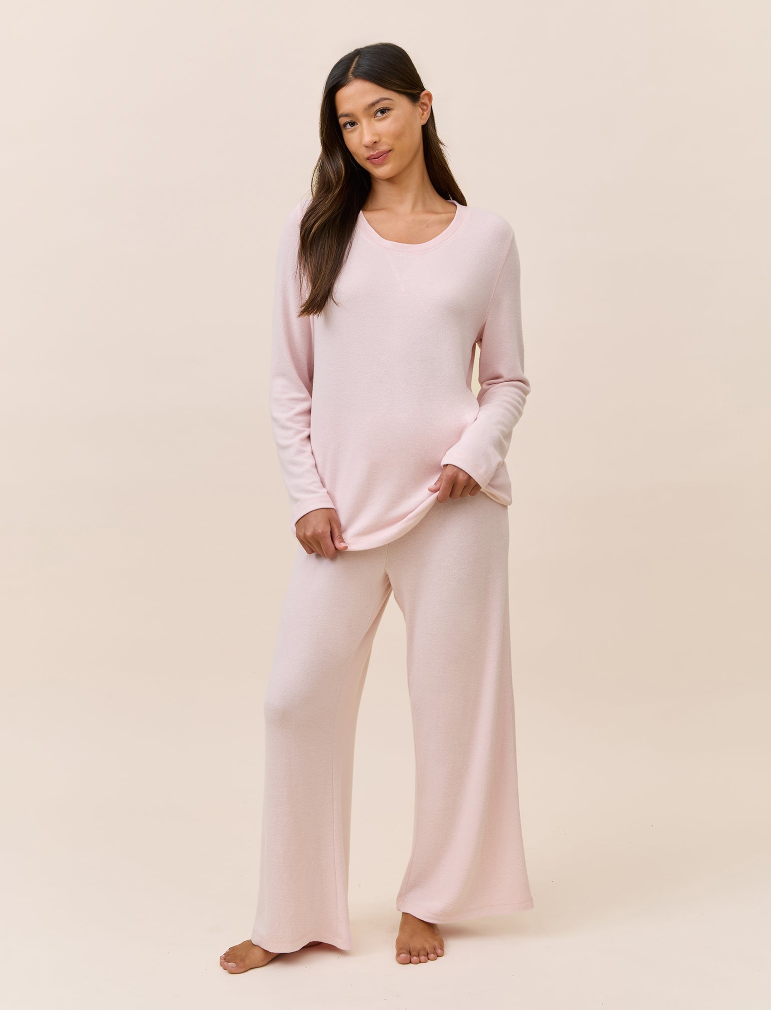 Feather Soft Wide Leg Pants for Women - Comfortable High Waisted Lounge Pants - Perfect for Yoga, Travel & Relaxing at Home