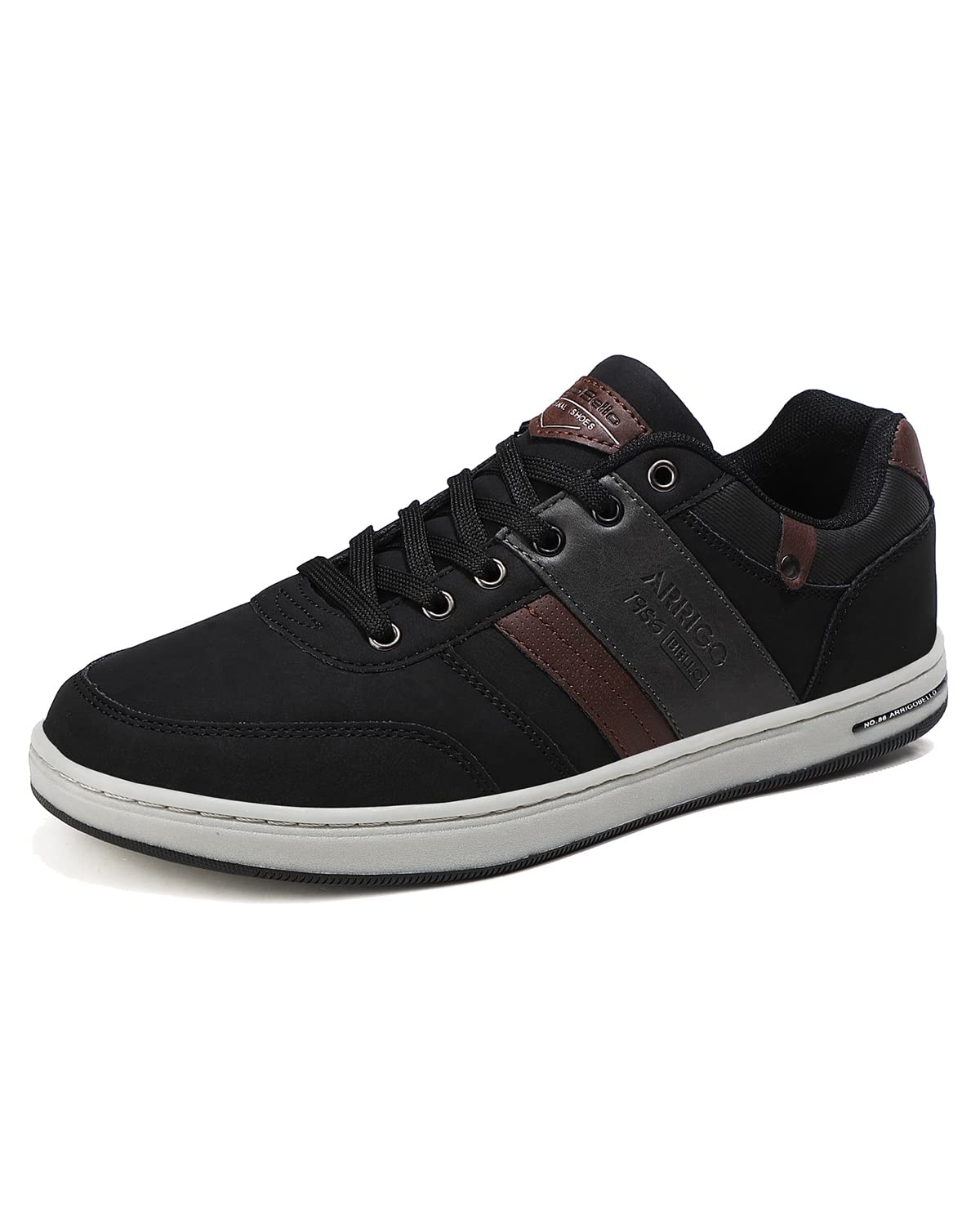 ASTERO Men's Fashion Sneakers - PU Leather Casual Walking Shoes for Comfort & Style - Perfect for Daily Wear, Work & Outdoor Activities