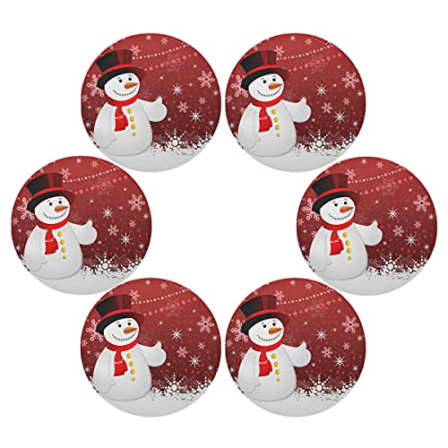 Christmas Snowflakes Snowman