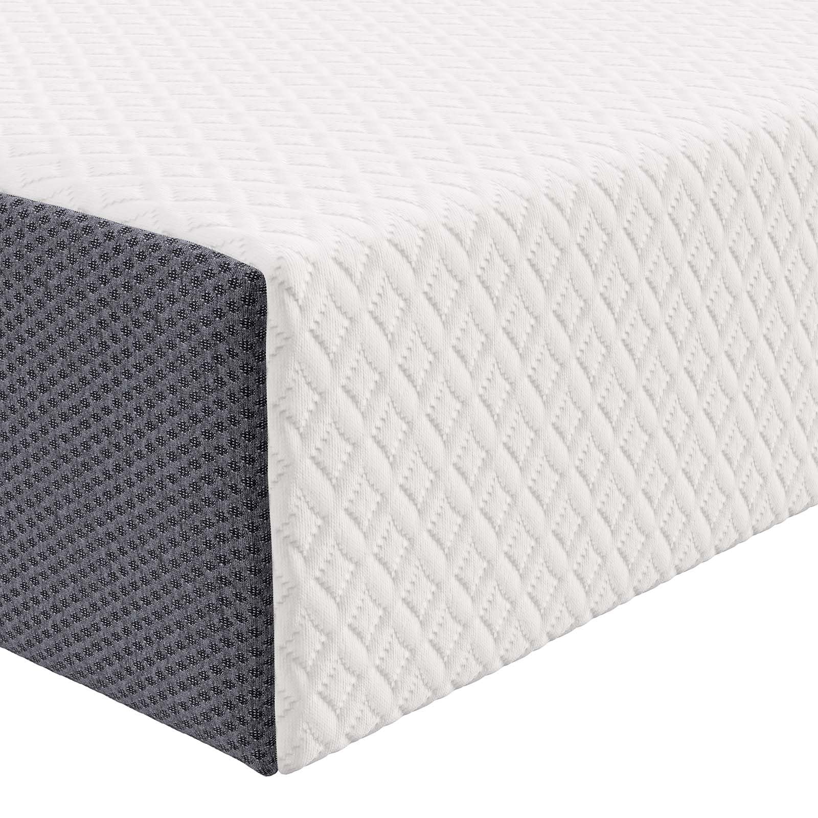Modway Mila Firm 8-Inch Fiberglass-Free Memory Foam Full Mattress - Medium Firm Support for Back & Side Sleepers, Pressure Relief, Cool Sleep Technology - Perfect for Guest Rooms, Dorms & Small Bedrooms