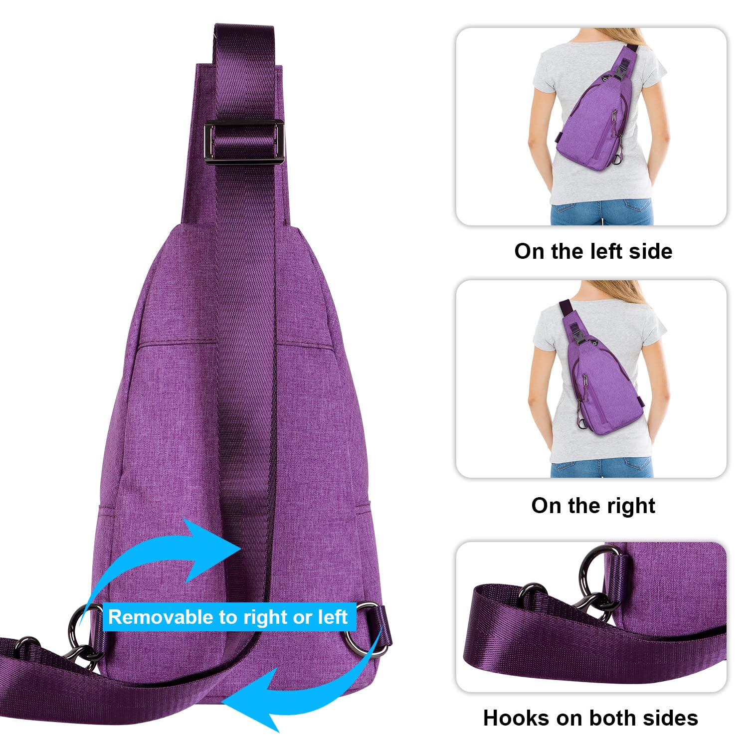 Trendy Anti-Theft Waterproof Crossbody Sling Bag for Women & Men - Perfect for Travel, Commuting & Outdoor Adventures