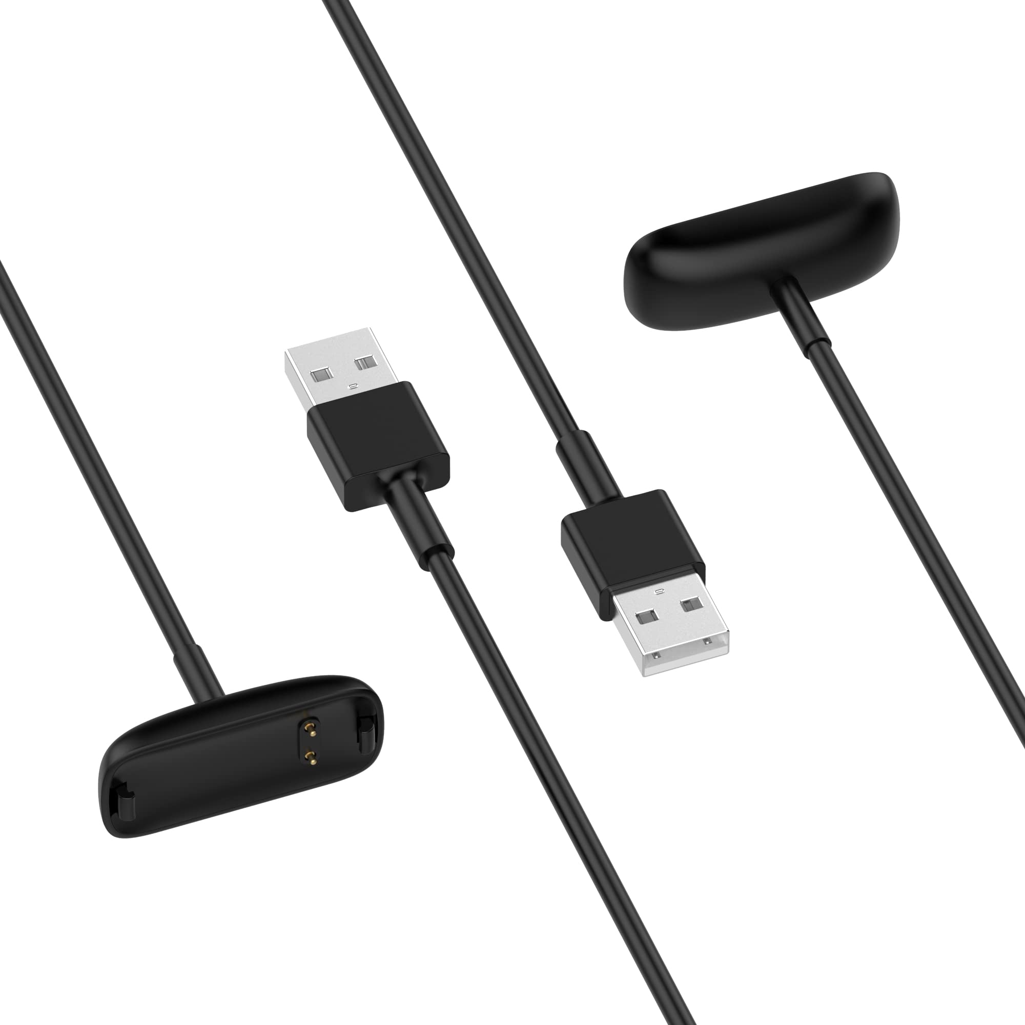 Original Fitbit Inspire 3 Charger Cable Replacement - USB Charging Cord Compatible with Inspire 3 Fitness Tracker - Fast Charging Accessory for Home, Gym & Travel Use