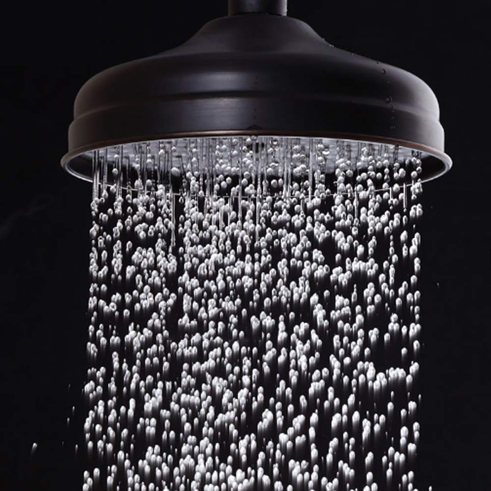 Premium Stainless Steel Pressure Balancing Shower System with Rainfall Shower Head & Adjustable Slide Bar - Matte Black Bathroom Faucet Set for Spa-Like Experience | Perfect for Modern Home, Hotel, and Luxury Bathroom Renovations