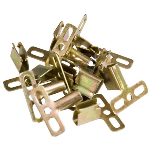 Mid-America Vinyl Shutter Clips - Pack of 120 - Secure Window Shutters for Storm Protection & Home Decor - Perfect for Hurricane Season & Home Improvement Projects