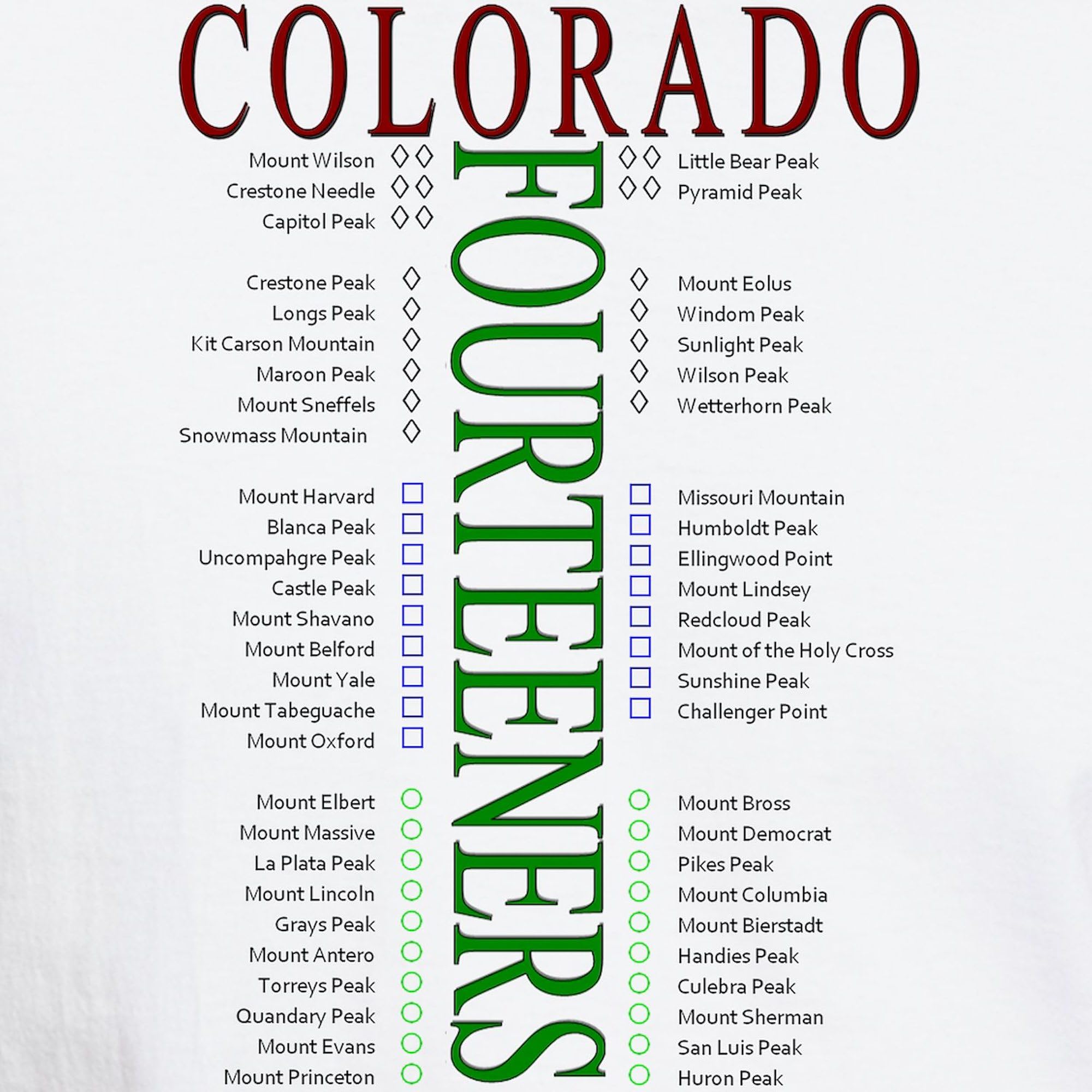 14Ers 300 Ft Men's 100% Cotton Classic Graphic White T-Shirt by CafePress | Comfortable Casual Wear for Everyday Outfits & Gifts