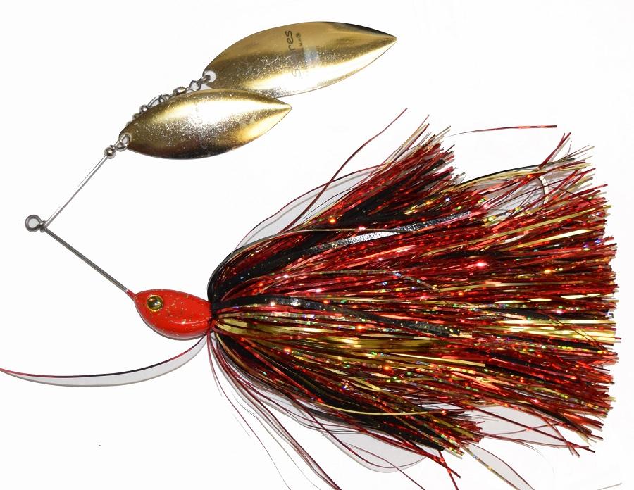 C.S. Lures Willow Spinnerbait - Premium Fishing Lure for Bass, Pike & Walleye | Perfect for Freshwater & Saltwater Fishing | Great for Casting, Trolling & Jigging