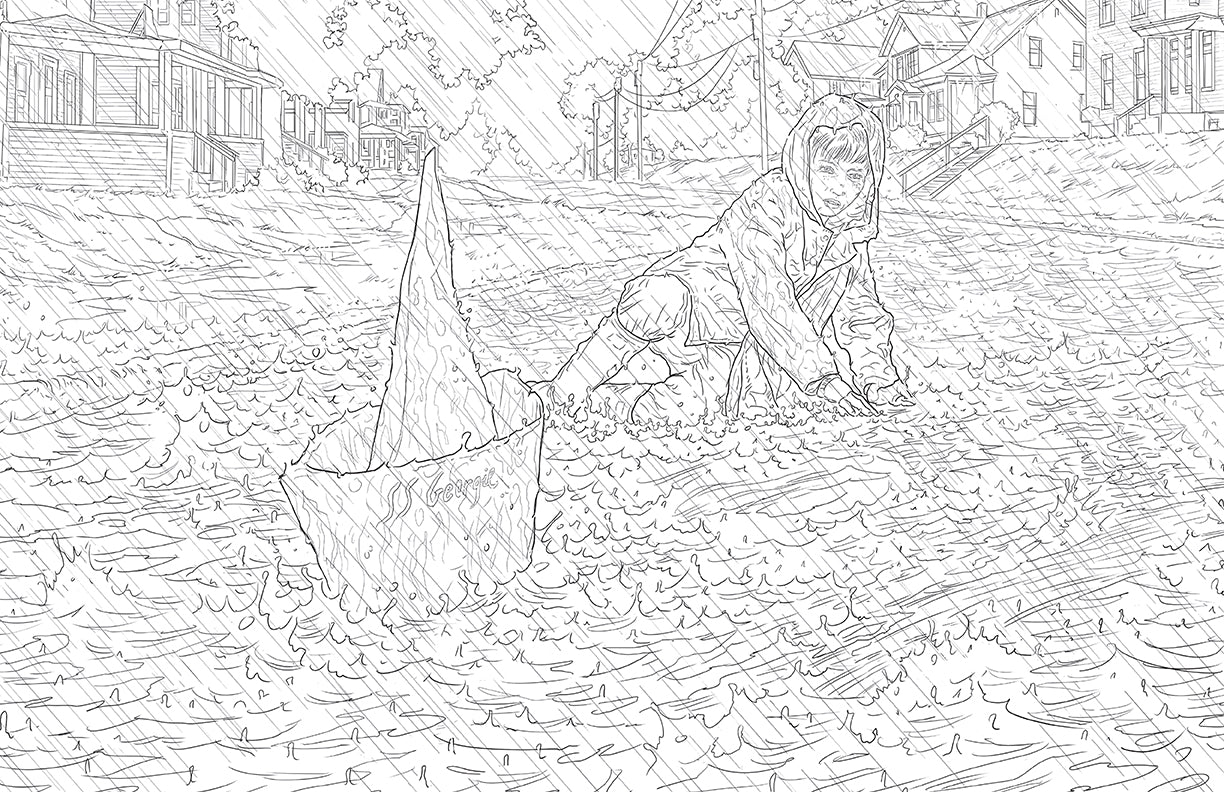 IT: The Official Coloring Book - Scary Movie Inspired Art Therapy for Adults & Kids - Perfect for Halloween, Gifts & Relaxation