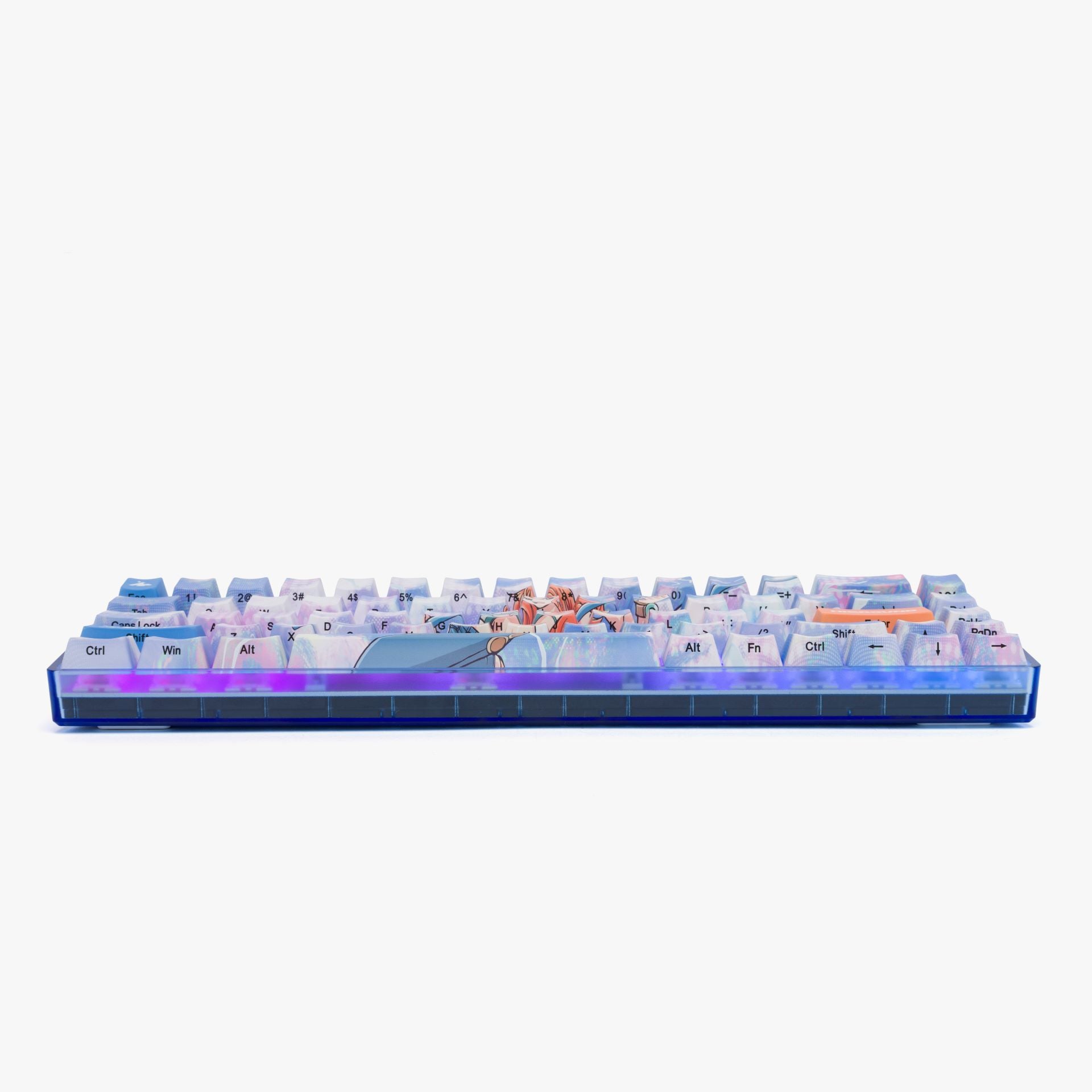 One Piece x HG Basecamp 65HE Mechanical Keyboard - Nami Edition | Anime Gaming Keyboard for PC, Mac | Perfect for Anime Fans & Typing Enthusiasts | Home Office & Gaming Setup