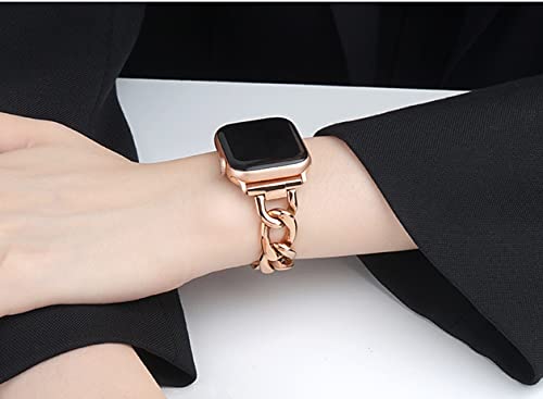 Kolgios 38mm 40mm 41mm 42mm 44mm 45mm 46mm Women's Fashion Smartwatch Bands - Compatible with Apple Watch Series 10/9/8/7/6/SE/5/4 - Stylish Replacement Bracelet Strap for iWatch - Perfect Gift for Her - Ideal for Workouts, Office Wear & Everyday Fashion Accessory