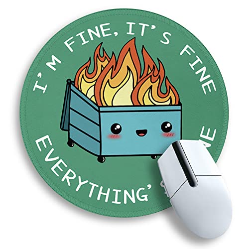 Green Dumpster on Fire