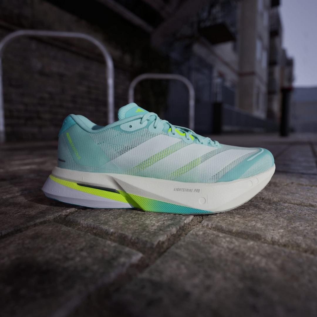 Adidas Women's Adizero Boston 13 Running Shoes - Lightweight Road Racing Sneakers for Marathon Training & Long Distance Running (JS4957) | Perfect for Track Workouts & Daily Jogging