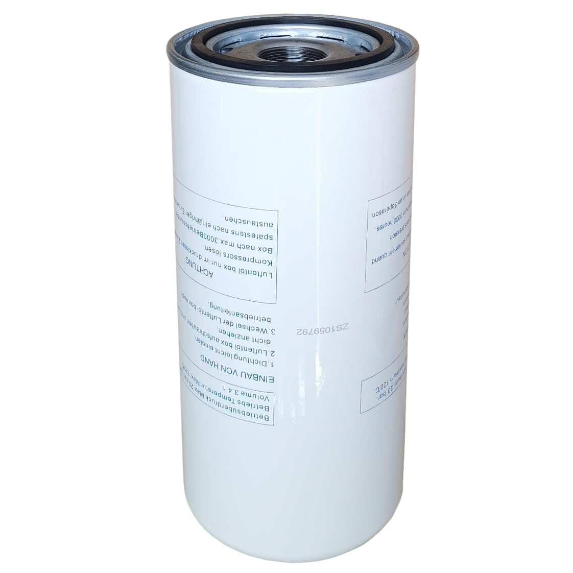 ZS1059792 Air Oil Separator Replacement Filter - Compatible with Air Compressor Spare Parts | For Industrial & Home Air Compressor Maintenance