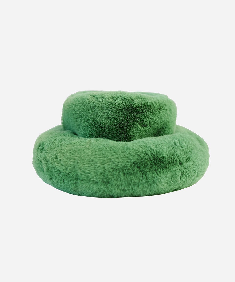 Parker Faux Fur Bucket Hat for Women - Winter Warm Fashion Beanie with Ear Flaps - Perfect for Outdoor Activities, Skiing & Snowboarding
