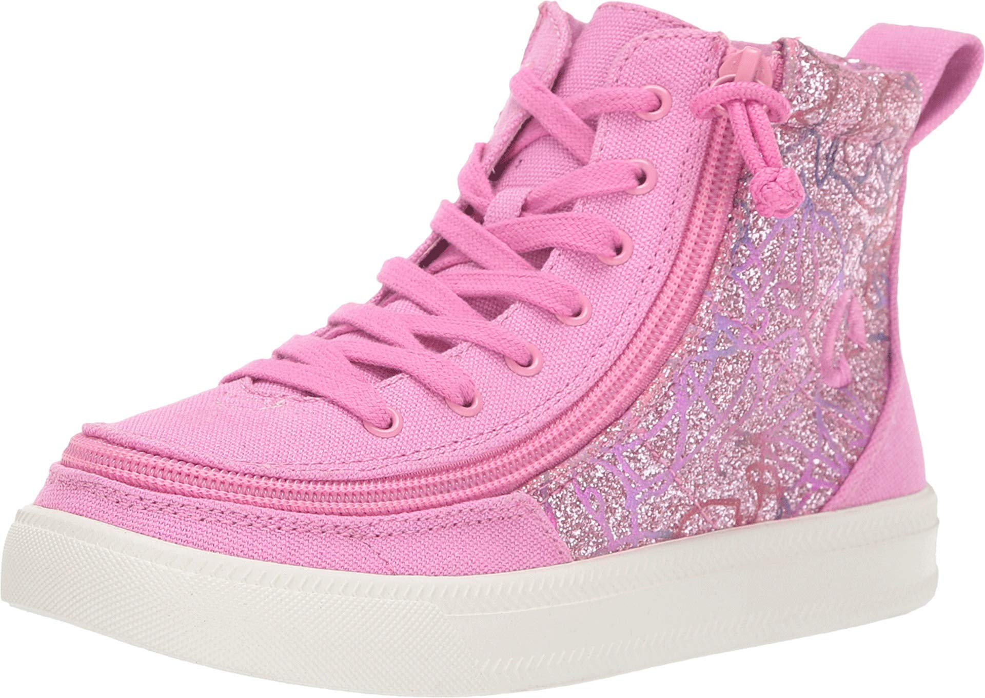 BILLY Footwear Kids Classic Lace-Up Sneakers for Baby Girls - Toddler, Little Kid & Big Kid Sizes - Comfortable School & Play Shoes for Everyday Wear