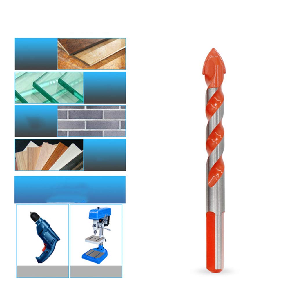 UKCOCO 4-Piece Ceramic Tile Drill Bit Set - Hex Head, Wrench Compatible, Metric System for Porcelain & Ceramic Tiles - Perfect for Bathroom Renovation, Kitchen Backsplash & DIY Home Projects