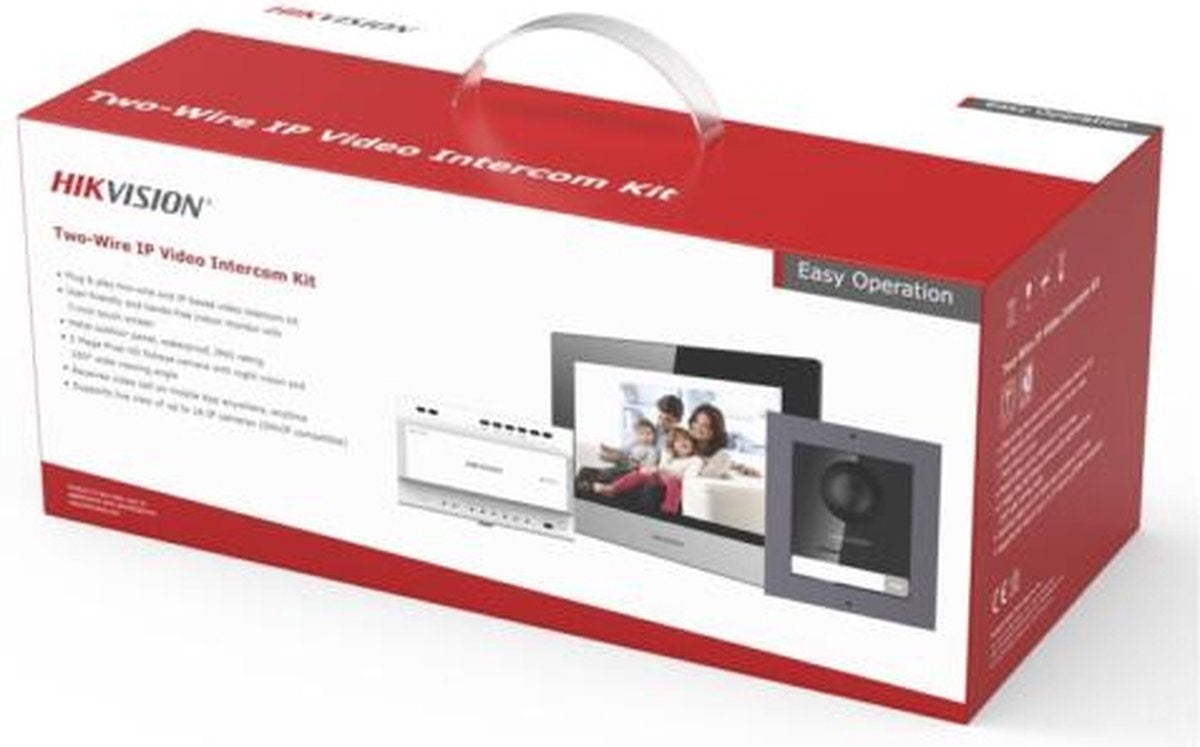 DS KIS702Y 2-Wire Video Intercom System - Secure Home & Office Communication with Crystal Clear Video - Perfect for Apartments, Gated Communities & Business Entrances