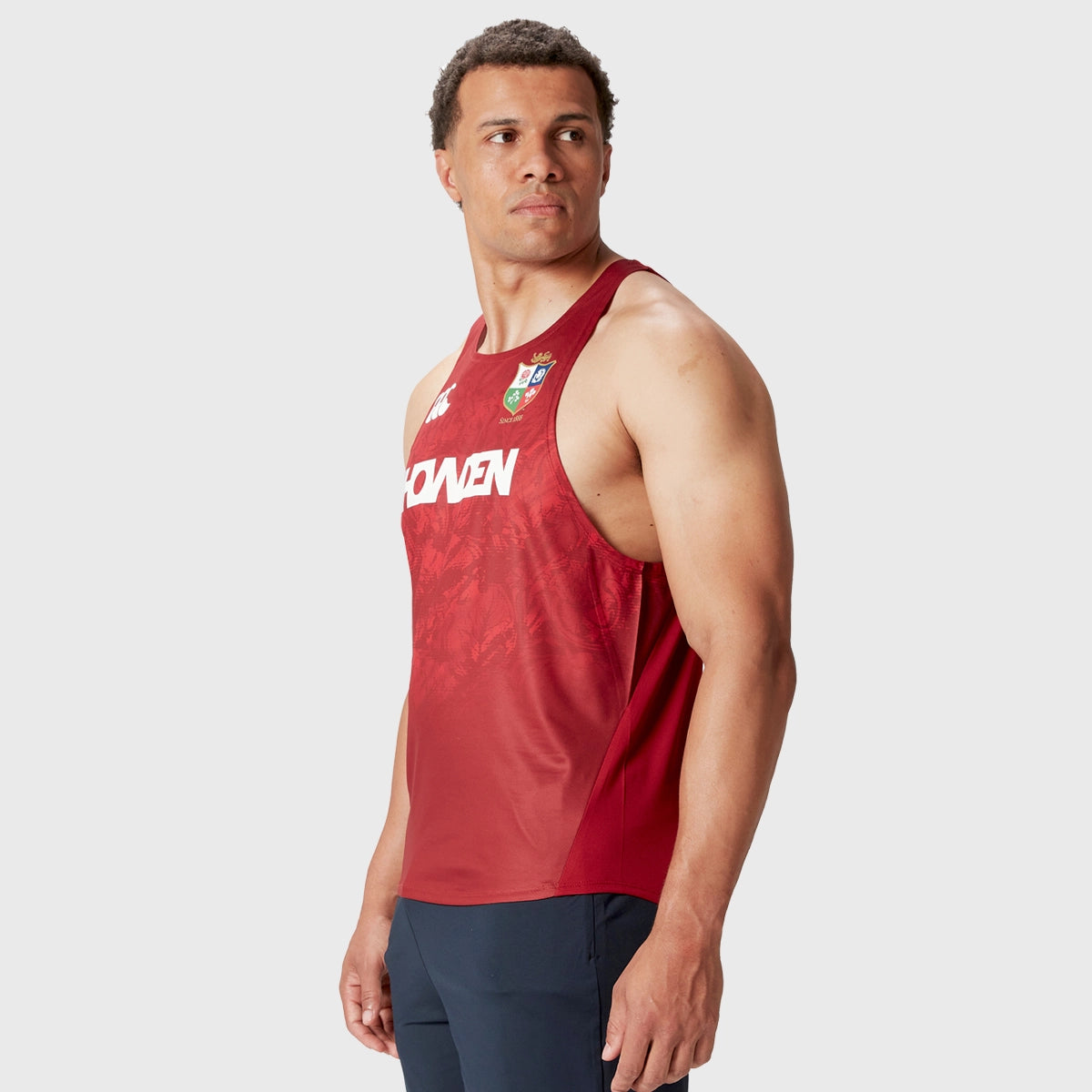 Canterbury British & Irish Lions Men's Rugby Jersey - Breathable Polyester Sports Shirt for Training & Matches - Red Team Fan Apparel for Rugby Enthusiasts