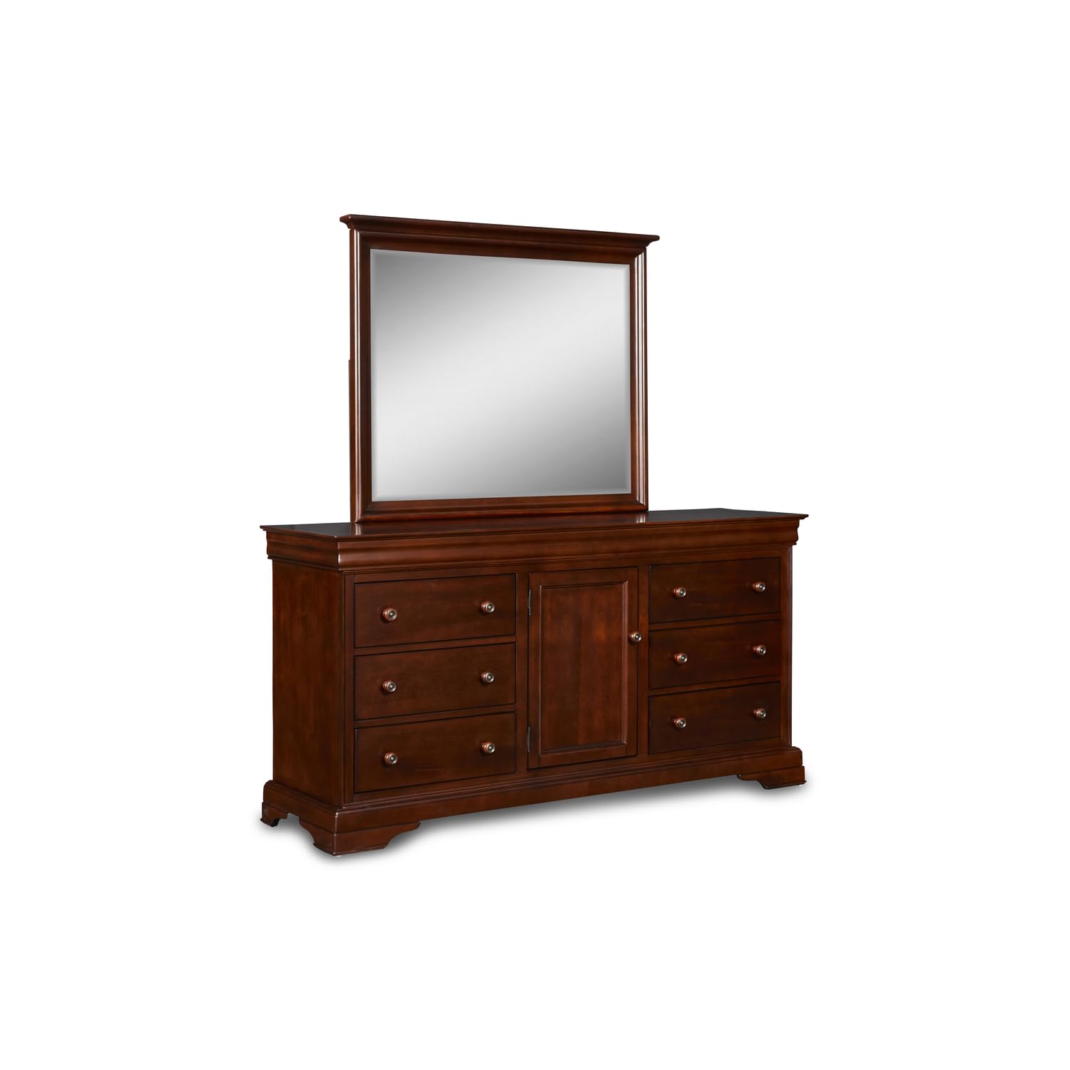 Versailles Bordeaux Dresser - Classic French Style Wooden Chest of Drawers for Bedroom & Living Room Storage | Elegant Home Decor & Furniture