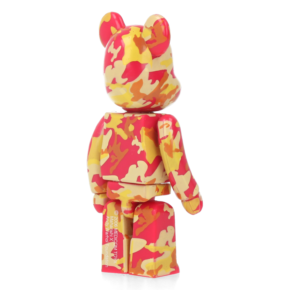Authentic Bearbrick Series 12 Andy Warhol Foundation by Maharishi (Pattern) - 100% Collectible Vinyl Art Toy for Home Decor & Pop Culture Enthusiasts