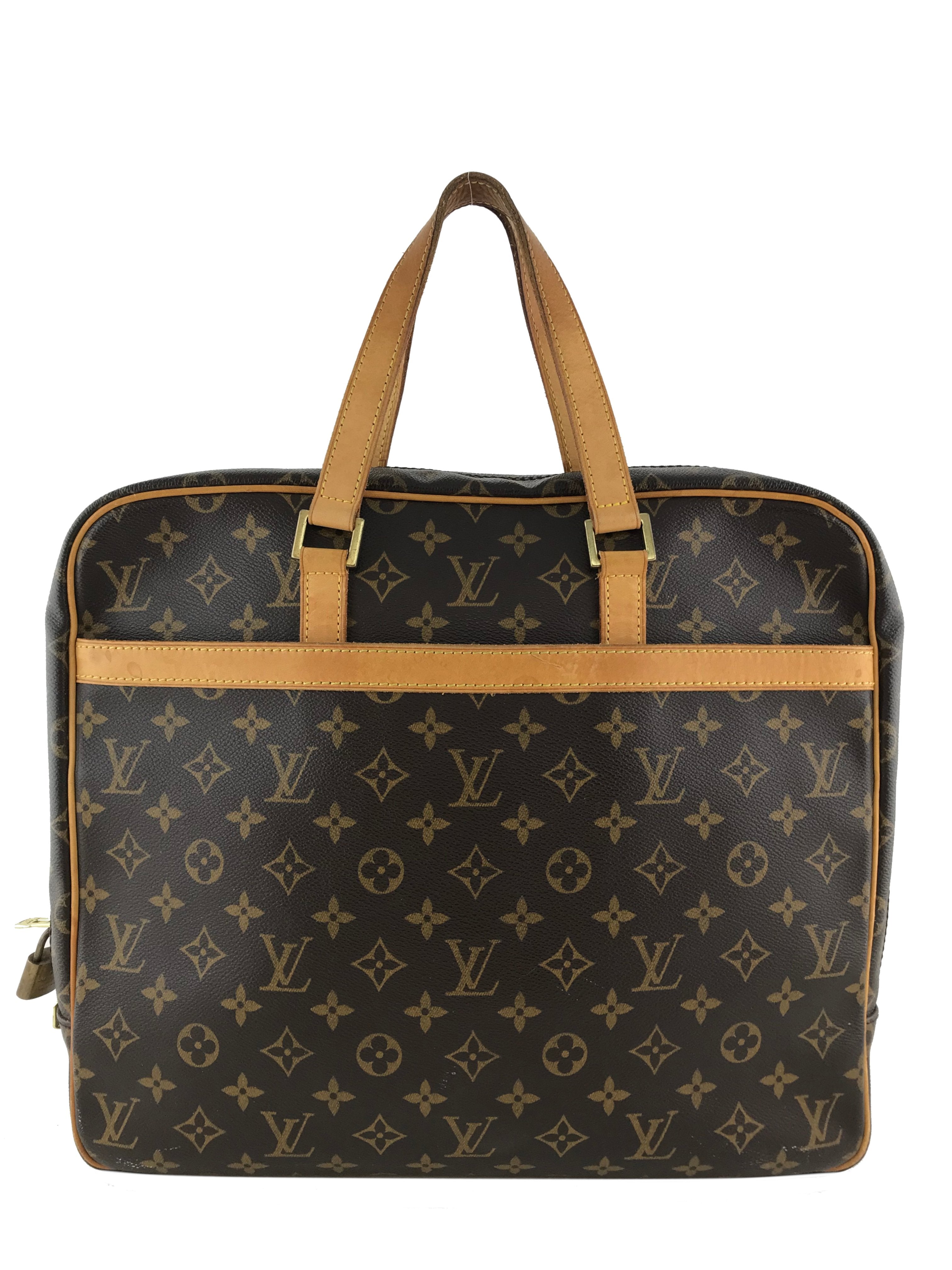 Authentic Louis Vuitton Monogram Canvas Porte Documents Pegase Briefcase - Luxury Business Travel Bag for Professionals & Executives - Perfect for Office, Meetings & Airplane Carry-On