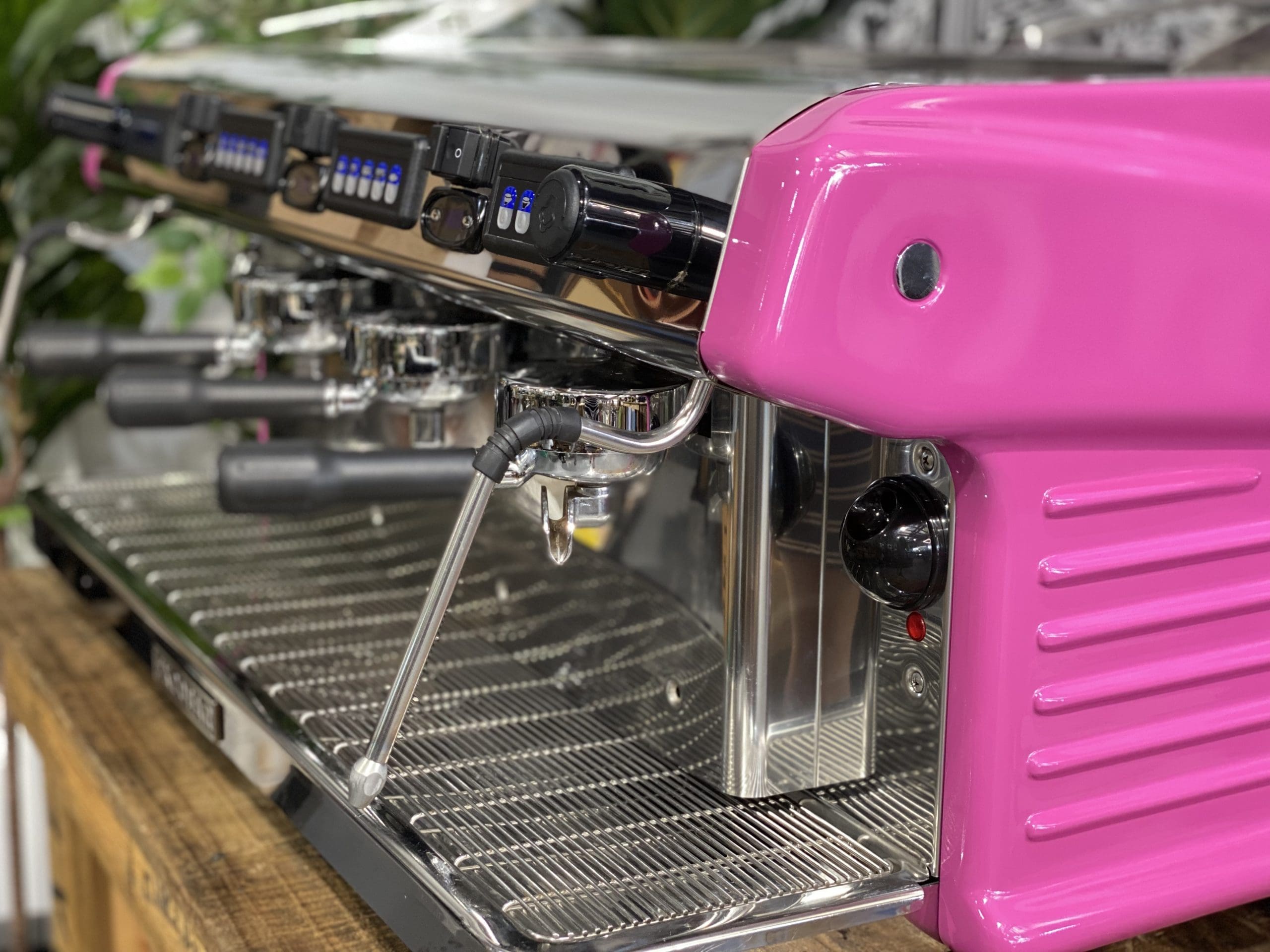 Expobar Alpha Ruggero 3 Group Commercial Espresso Machine in Pink - Perfect for Coffee Shops, Restaurants & Home Baristas