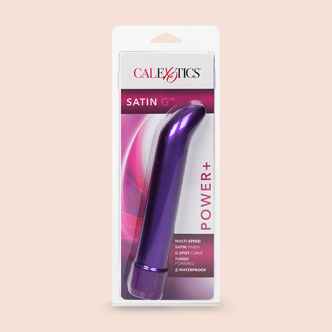 CalExotics Satin G™ Rechargeable Vibrator - ABS Plastic Body for Smooth & Powerful Sensations | Perfect for Couples Play, Solo Pleasure & Romantic Nights