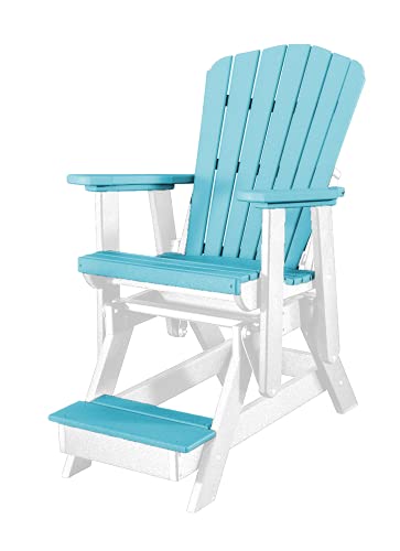 White & Aruba Blue