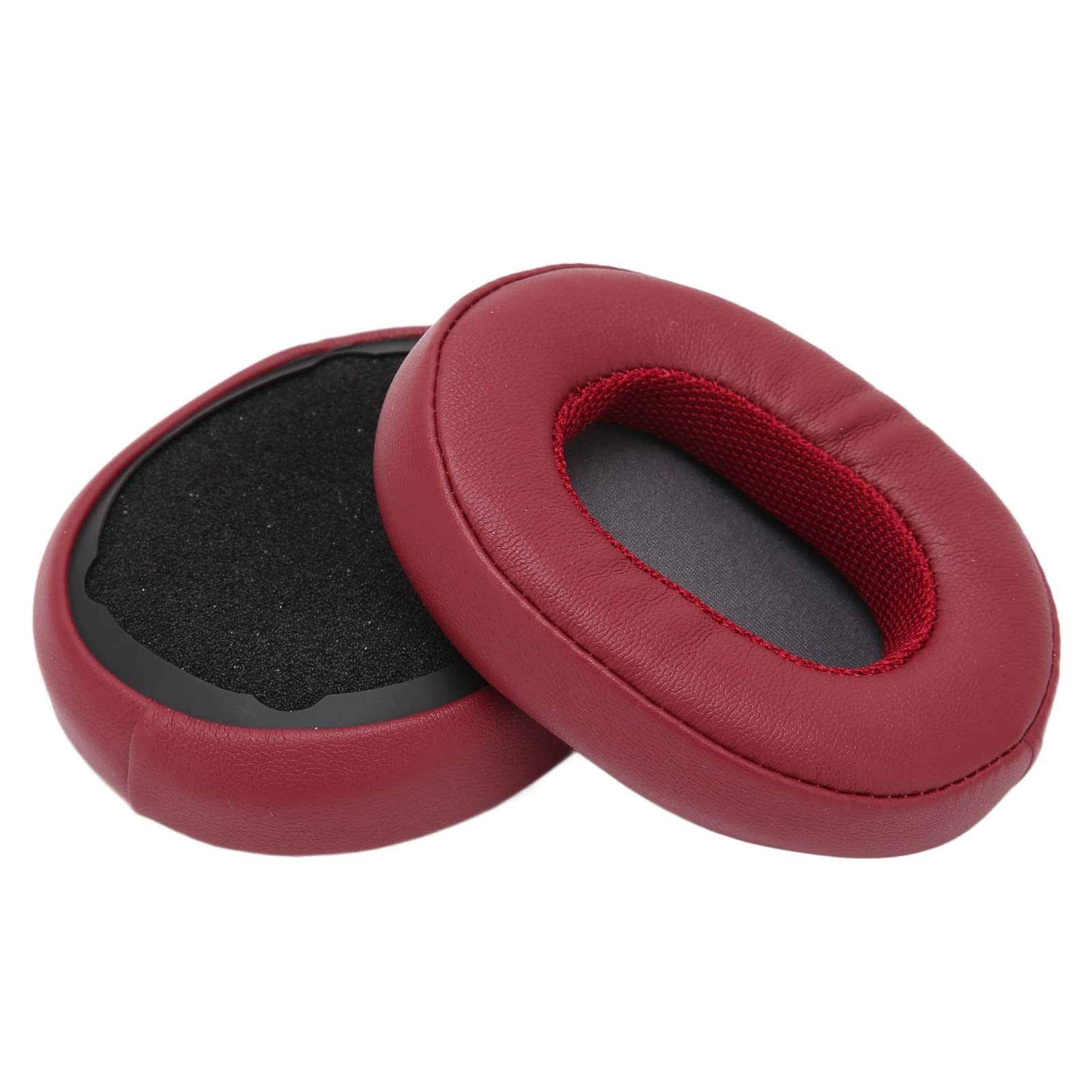 Premium Replacement Earpads for Skullcandy Hesh3 Headphones - Soft Protein Leather Ear Cushions with Noise Isolation Memory Foam (Wine Red) - Comfortable Upgrade for Gaming, Music & Office Use