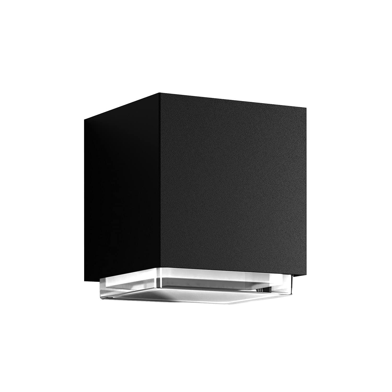 Kuzco Lighting EW35205-BK Black Sunset Outdoor LED Wall Sconce - Energy Efficient Waterproof Exterior Light for Patio, Garden, Porch & Entryway