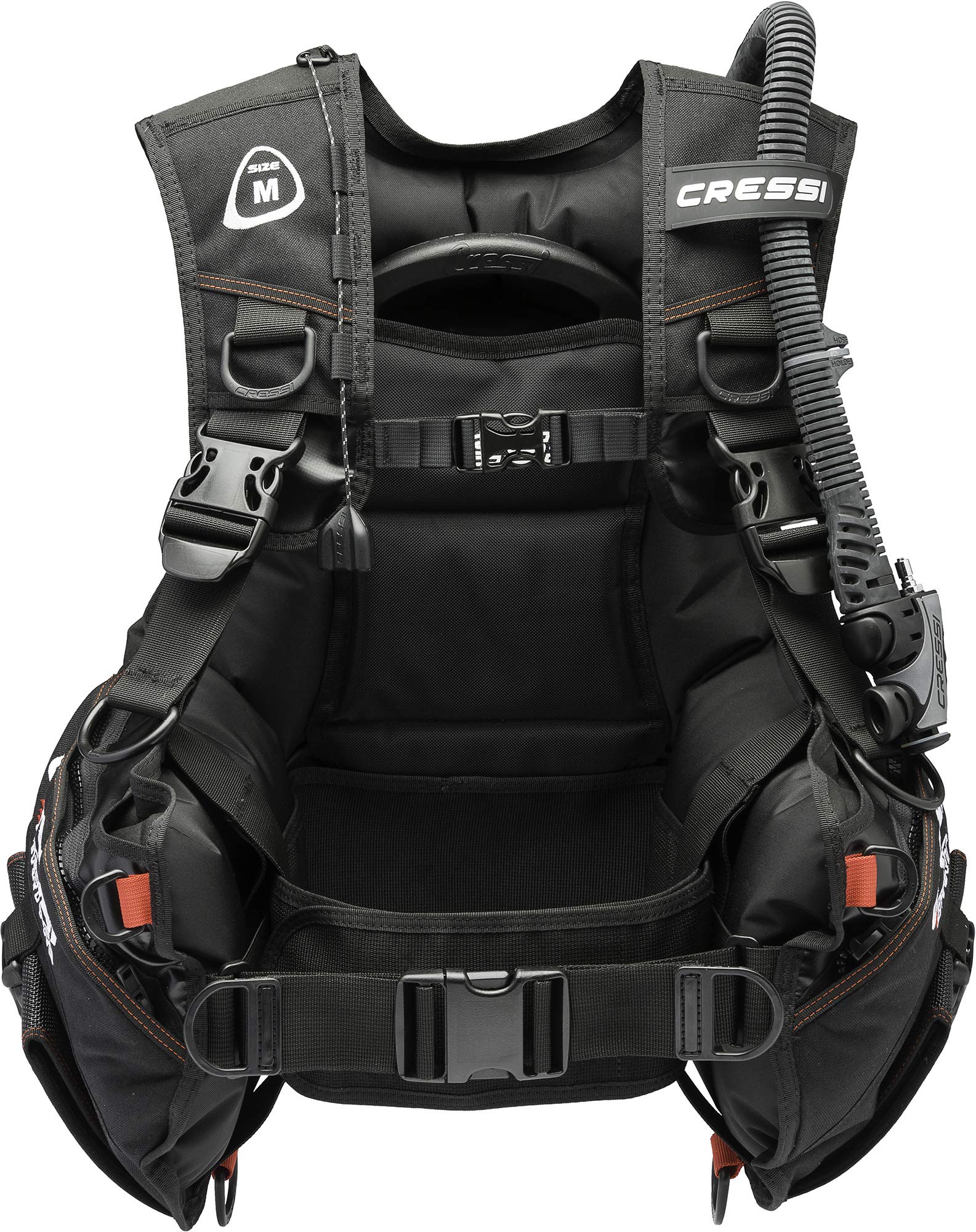 Cressi Durable Jacket Style Scuba Diving BCD with Gravity Weight Pockets - Start Pro 2.0 Scuba Gear | Designed in Italy | Perfect for Recreational Diving & Underwater Exploration