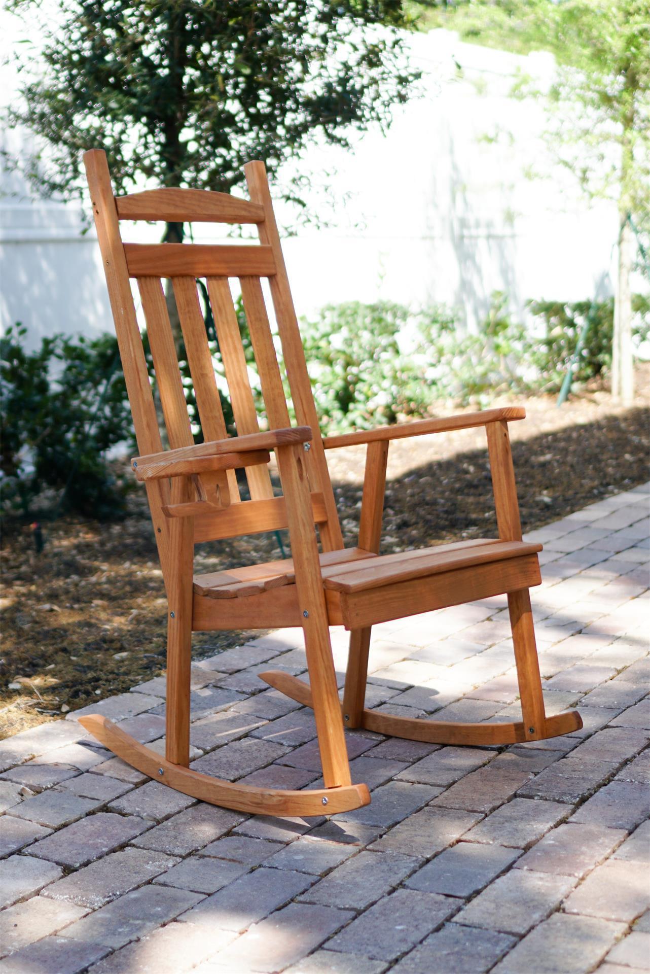 A&L Furniture Classic Porch Rocker - Comfortable Outdoor Rocking Chair for Patio, Garden & Front Porch - Perfect for Relaxing & Enjoying Morning Coffee