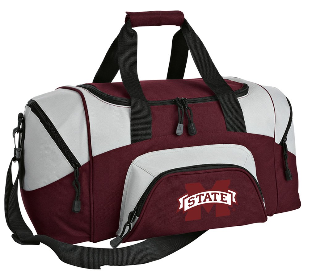 Premium SMALL MSU Bulldogs Gym Bag - Mississippi State University Travel Duffel Bag for Sports, Workout & College Campus Use