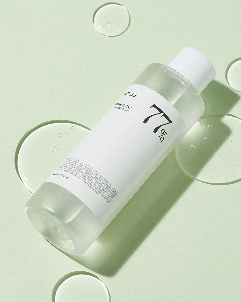 Anua Heartleaf 77% Soothing Toner for Sensitive Skin - Korean Hydrating Facial Toner with Heartleaf Extract - Reduce Redness & Pore Size - Perfect for Daily Skincare Routine & Post-Shaving Care
