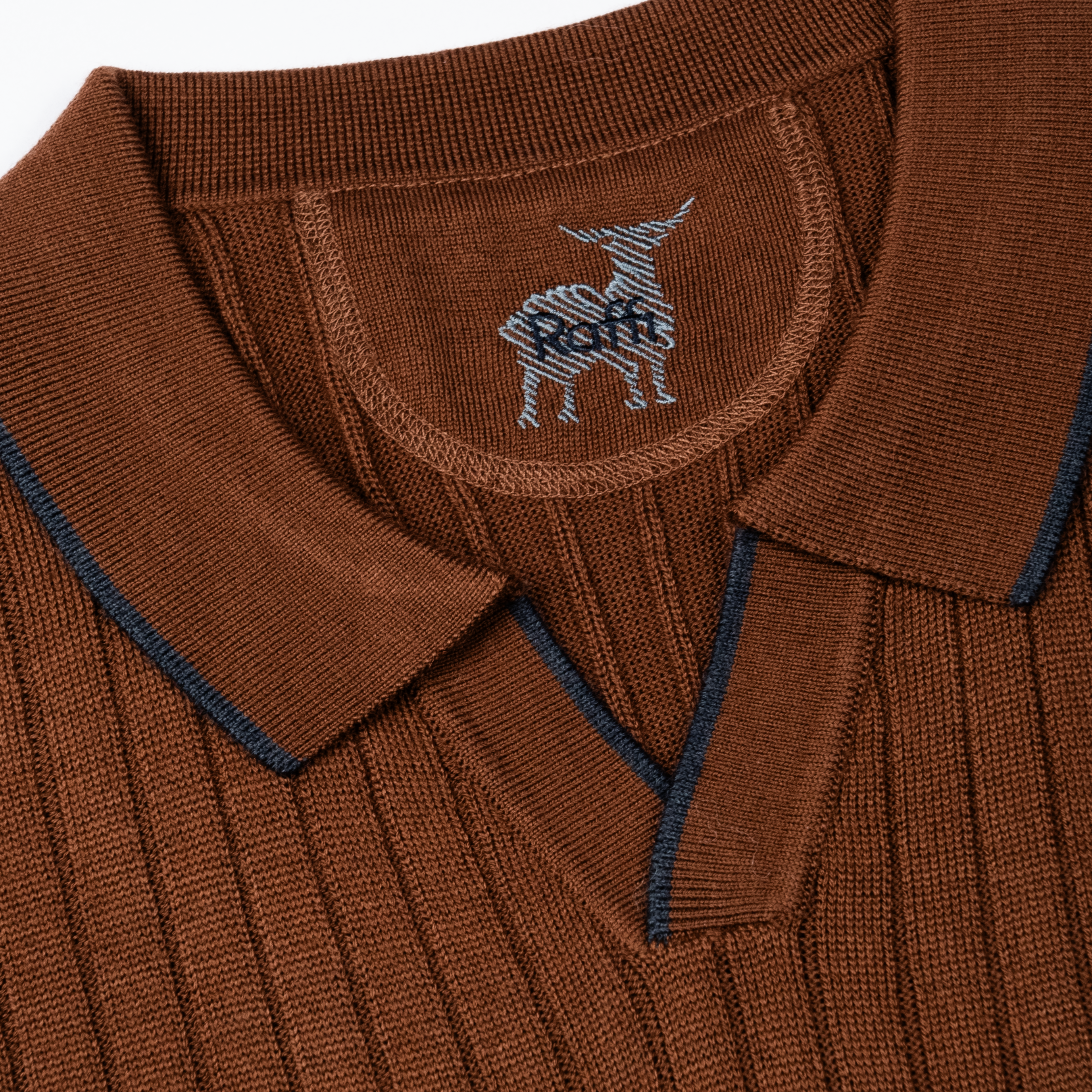 RAFFI SLD Johnny Collar Sweater for Men - Soft & Stylish Knit Pullover - Perfect for Casual Wear, Office & Date Nights