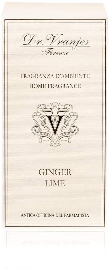 Premium Dr. Vranjes Ginger & Lime Reed Diffuser 1250ml - Luxury Home Fragrance for Living Room, Bedroom & Office Aromatherapy
