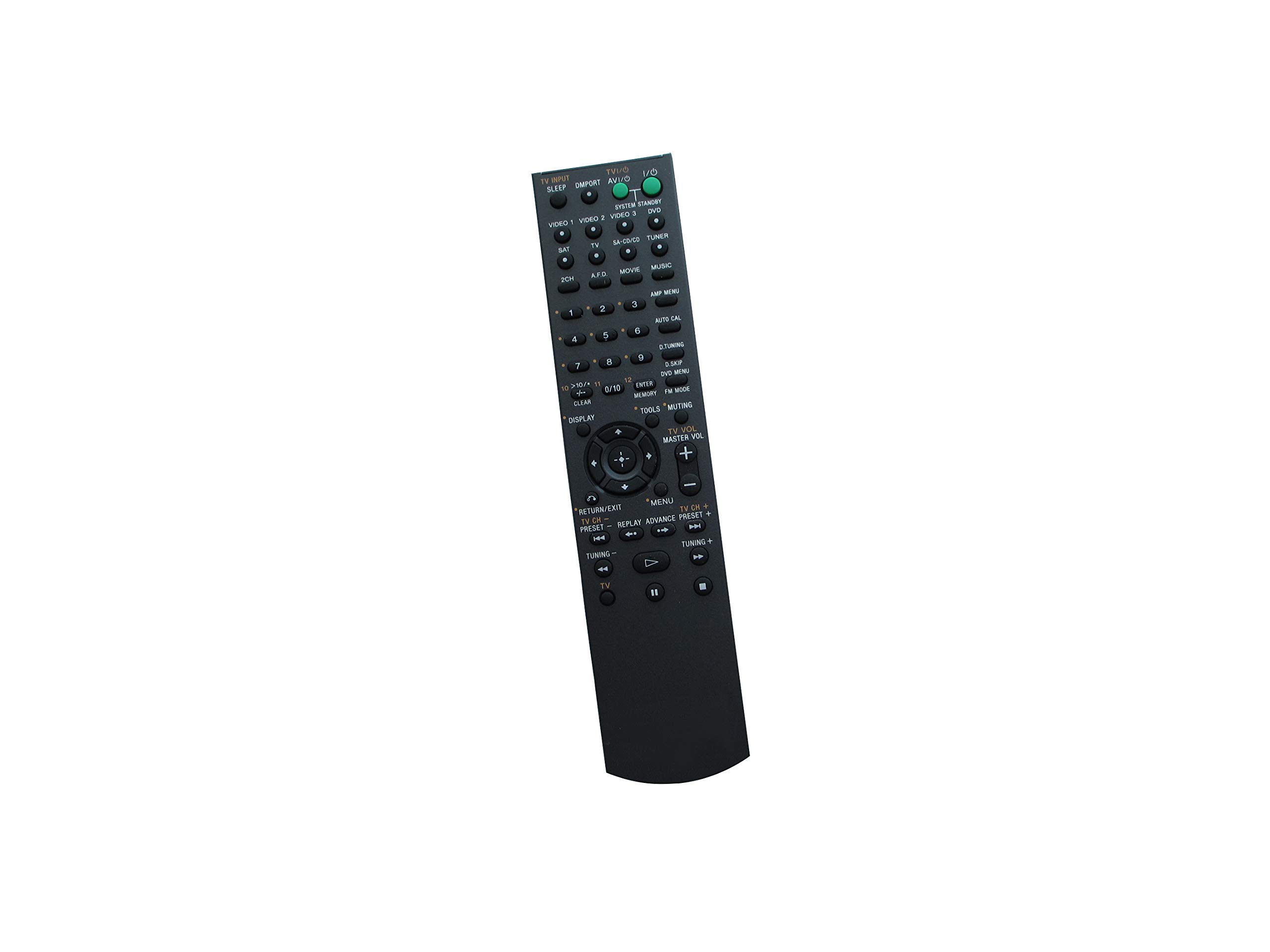 Universal Replacement Remote Control for Sony STR-KM2, STR-KM3, STR-DG500, STR-DG510, STR-KS2000, STR-DE595, STR-DE598, STR-K675 AV/DVD Receivers - Perfect for Home Theater & Entertainment Systems