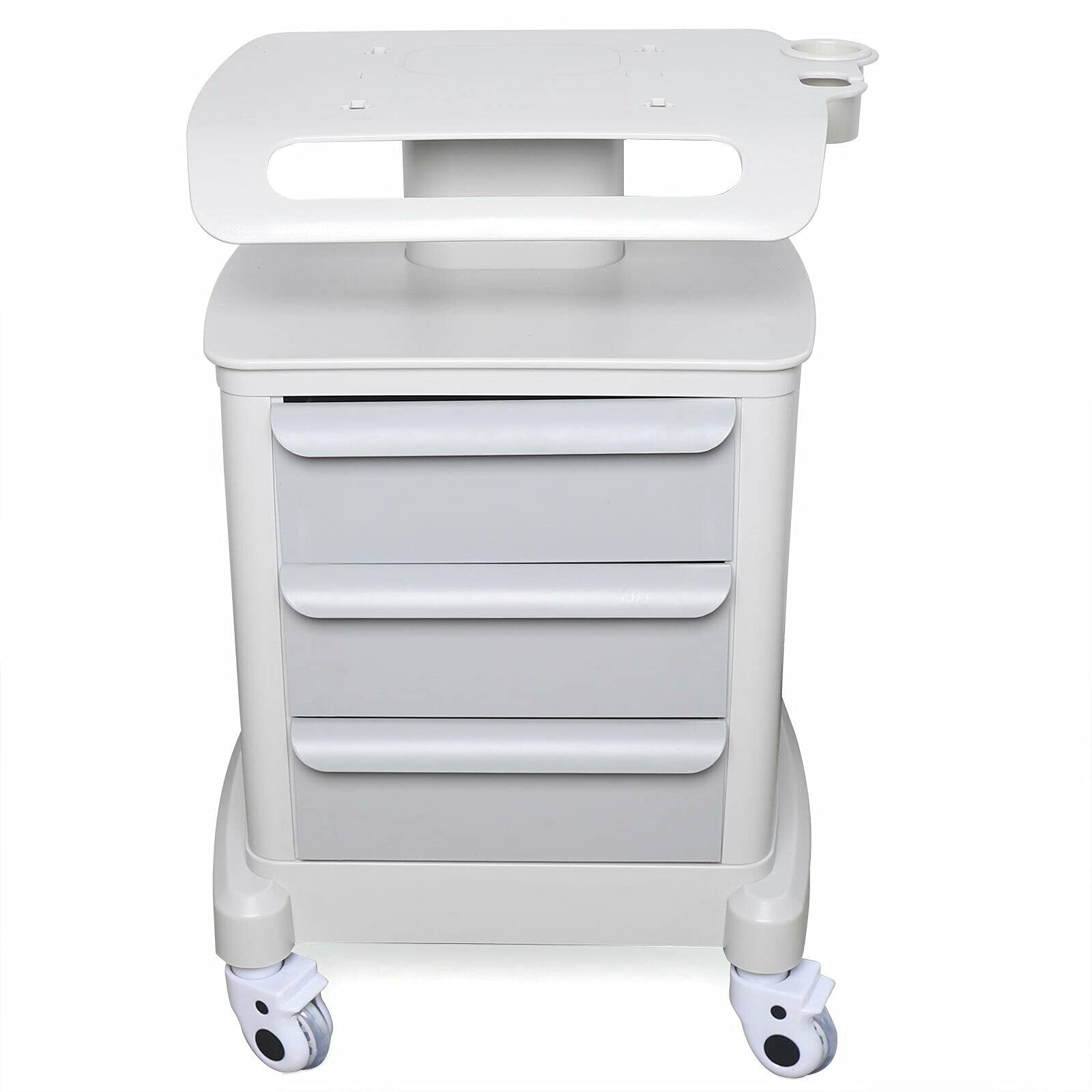 3 Layer Salon Trolley Cart with 360° Silent Wheels - Beauty Salon & SPA Equipment Organizer with Drawers - Perfect for Salon Styling, Nail Art, Massage & Spa Treatments