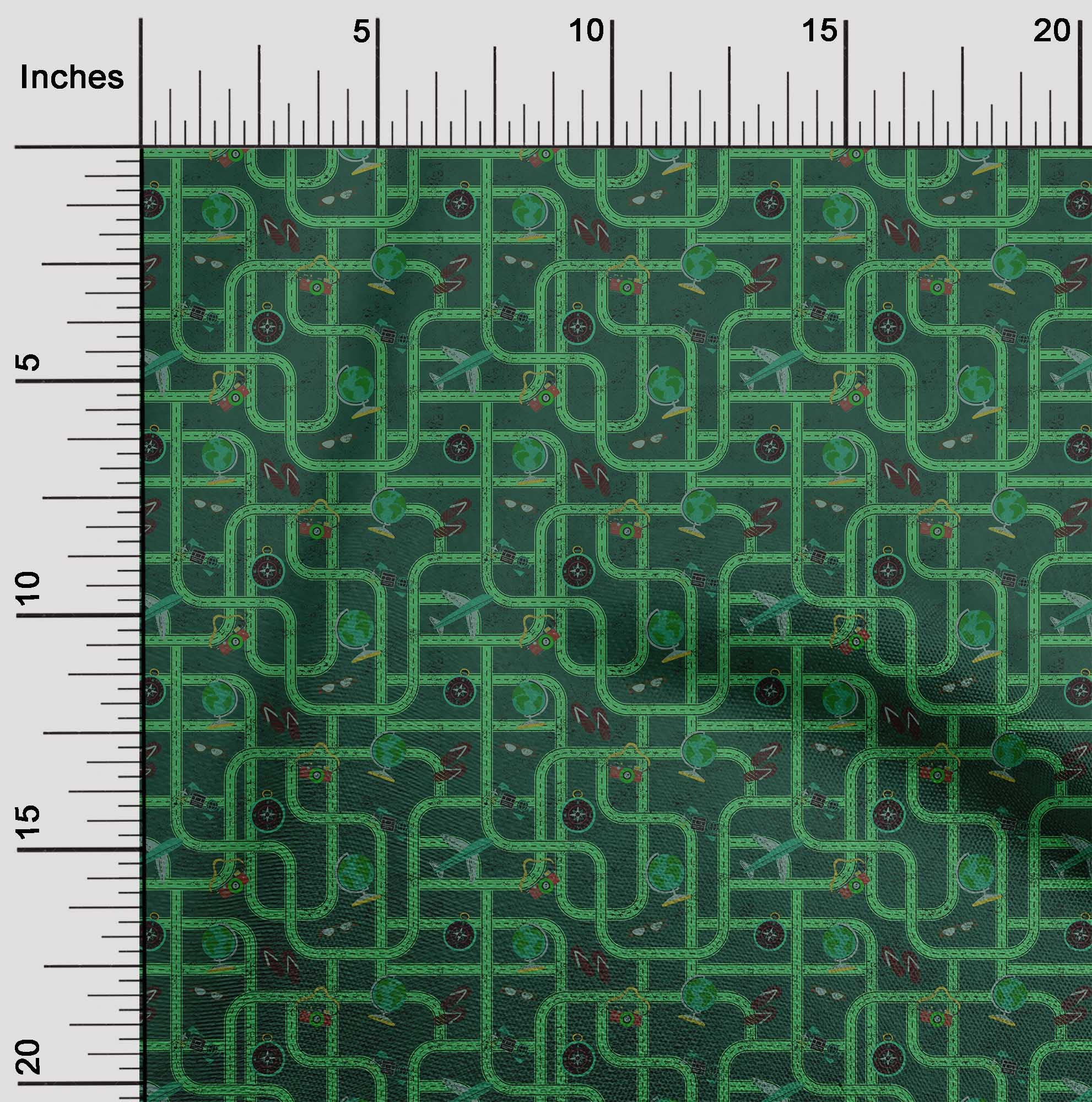 oneOone Rayon Peach Fabric by The Yard - 56 Inch Wide Printed DIY Sewing Material for Clothing, Dresses & Crafts | Perfect for Travel Sewing Projects, Home Decor & Quilting
