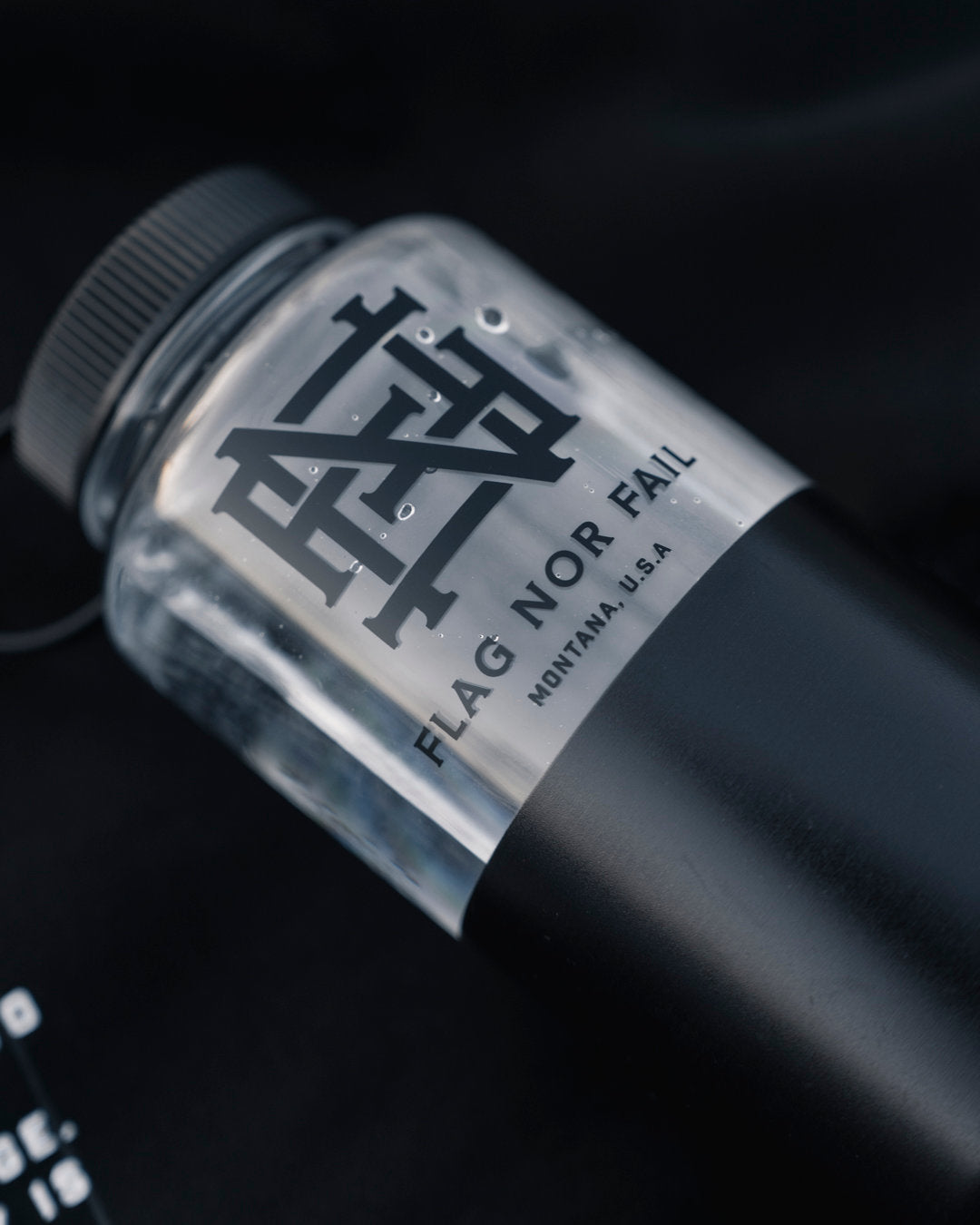MANTRA BOTTLE - Premium Black Water Bottle for Yoga, Meditation & Outdoor Activities | BPA-Free & Leak-Proof