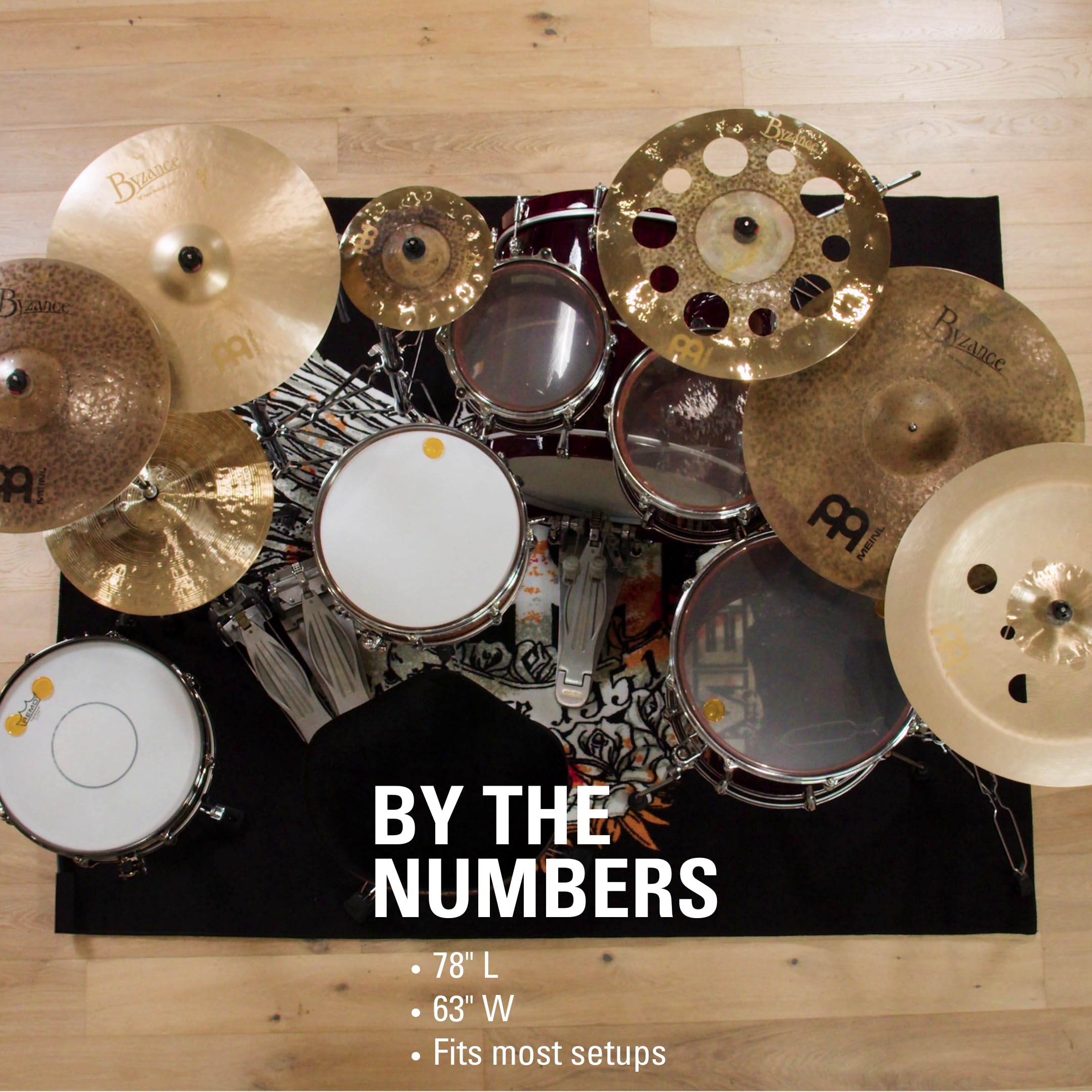 Premium Drum Rug Mat (78