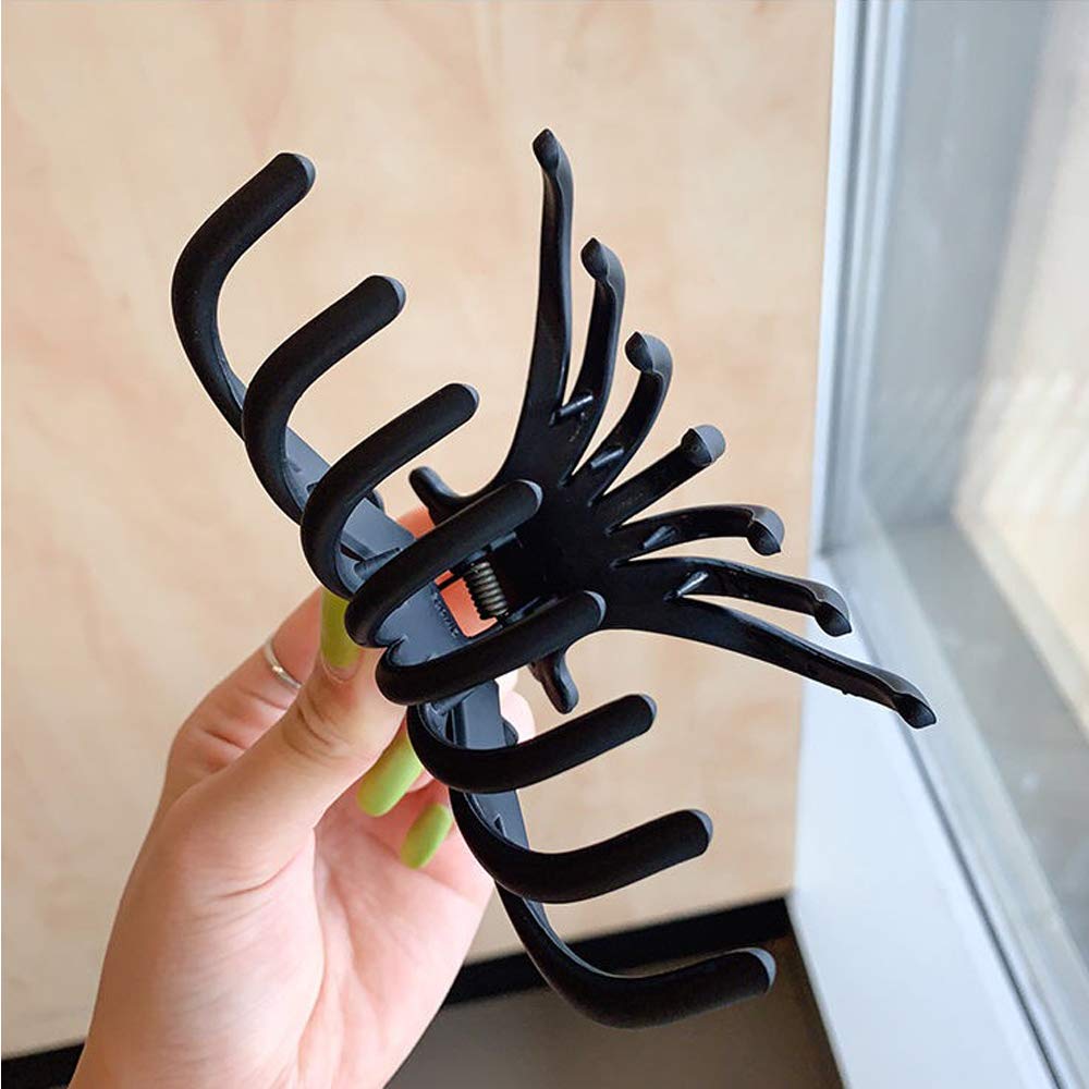 Women's Hair Claw Clips - 2 Pack Strong Hold Barrettes for Thick Hair | Perfect for Ponytails, Buns & Everyday Styling